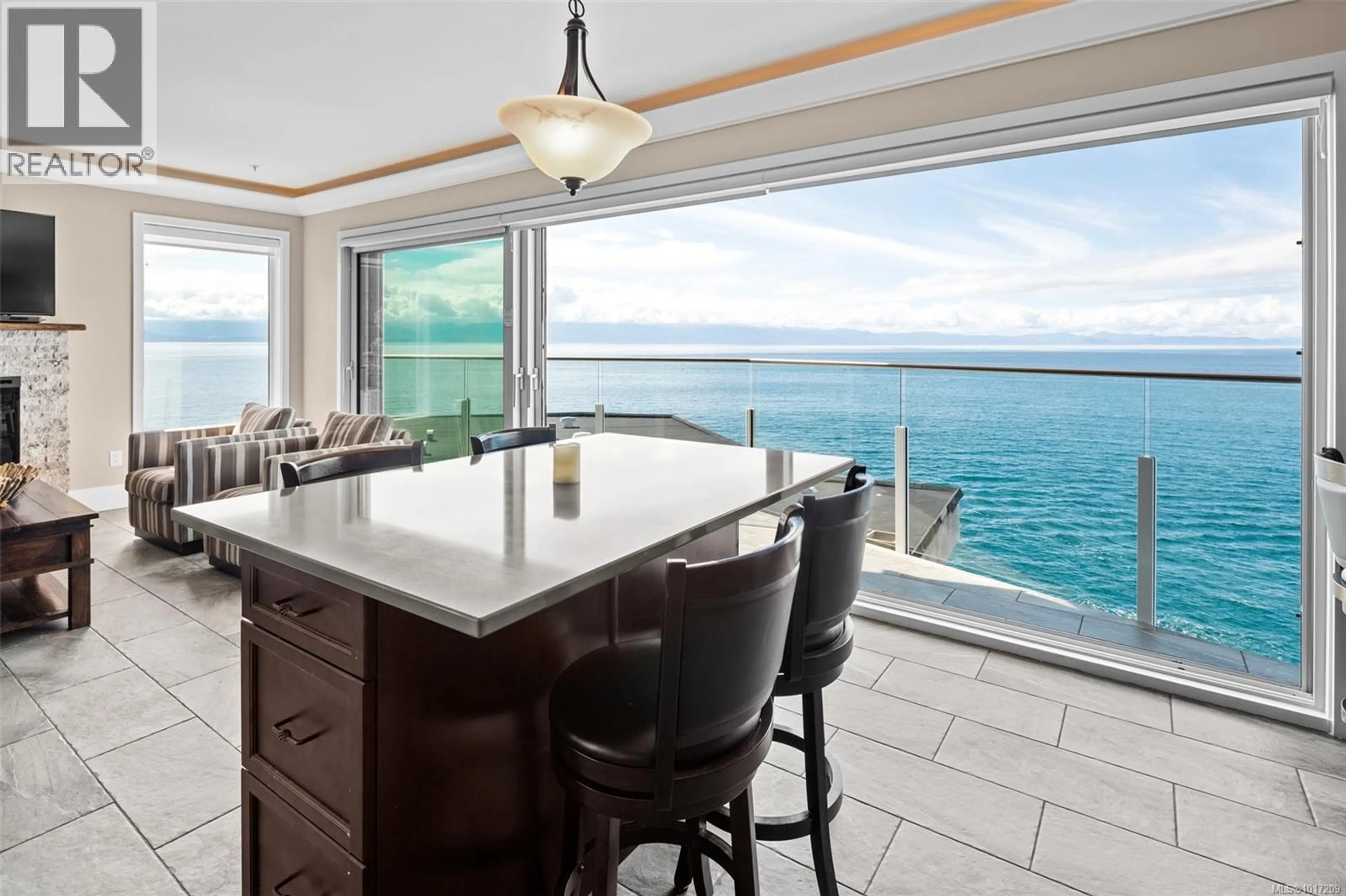 Contemporary kitchen, ceramic/tile floor for 43A - 1000 SOOKEPOINT PLACE, Sooke British Columbia V9Z1N8