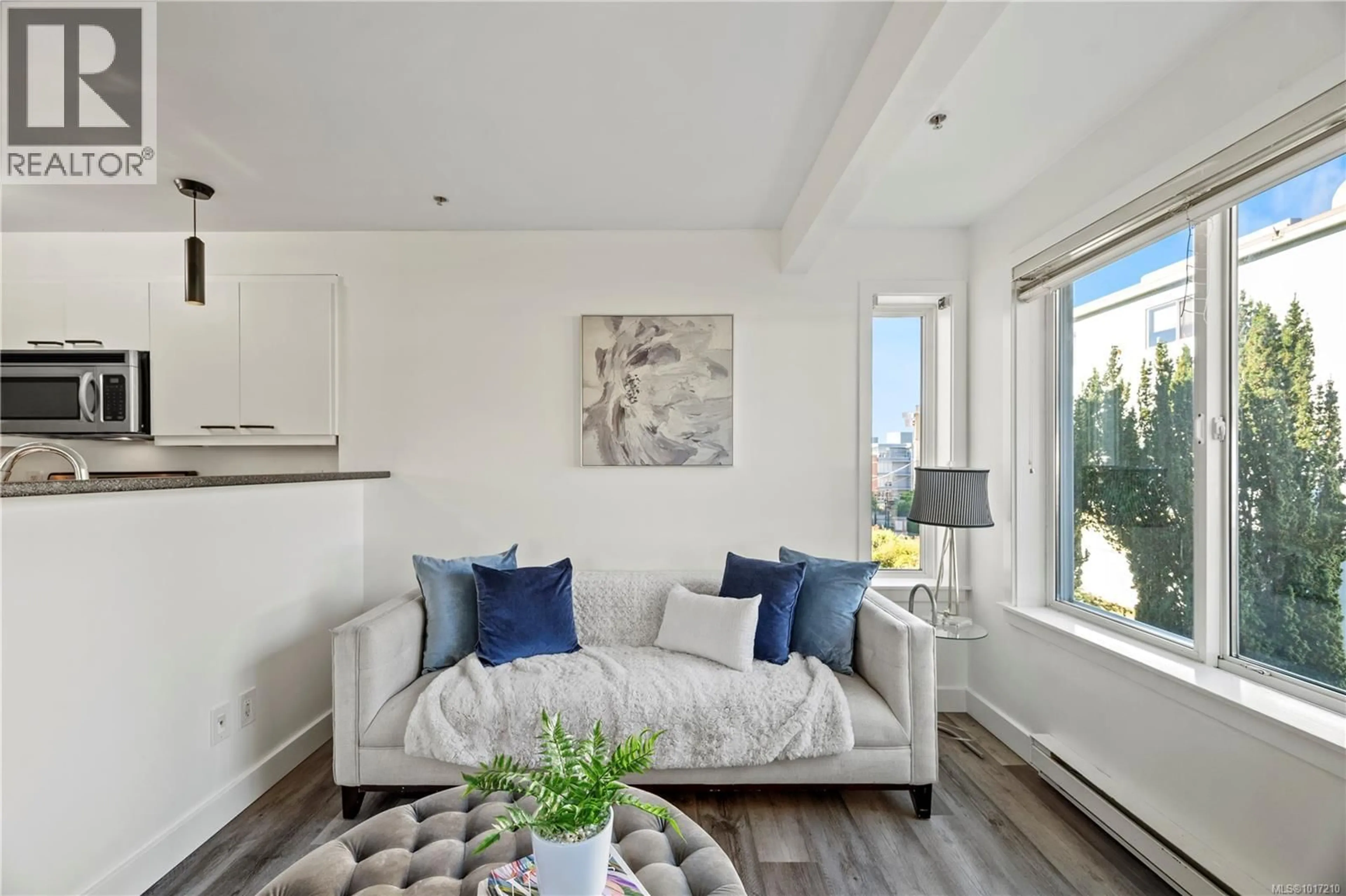 Living room with furniture, unknown for 307 - 356 GORGE ROAD EAST, Victoria British Columbia V8T2W2