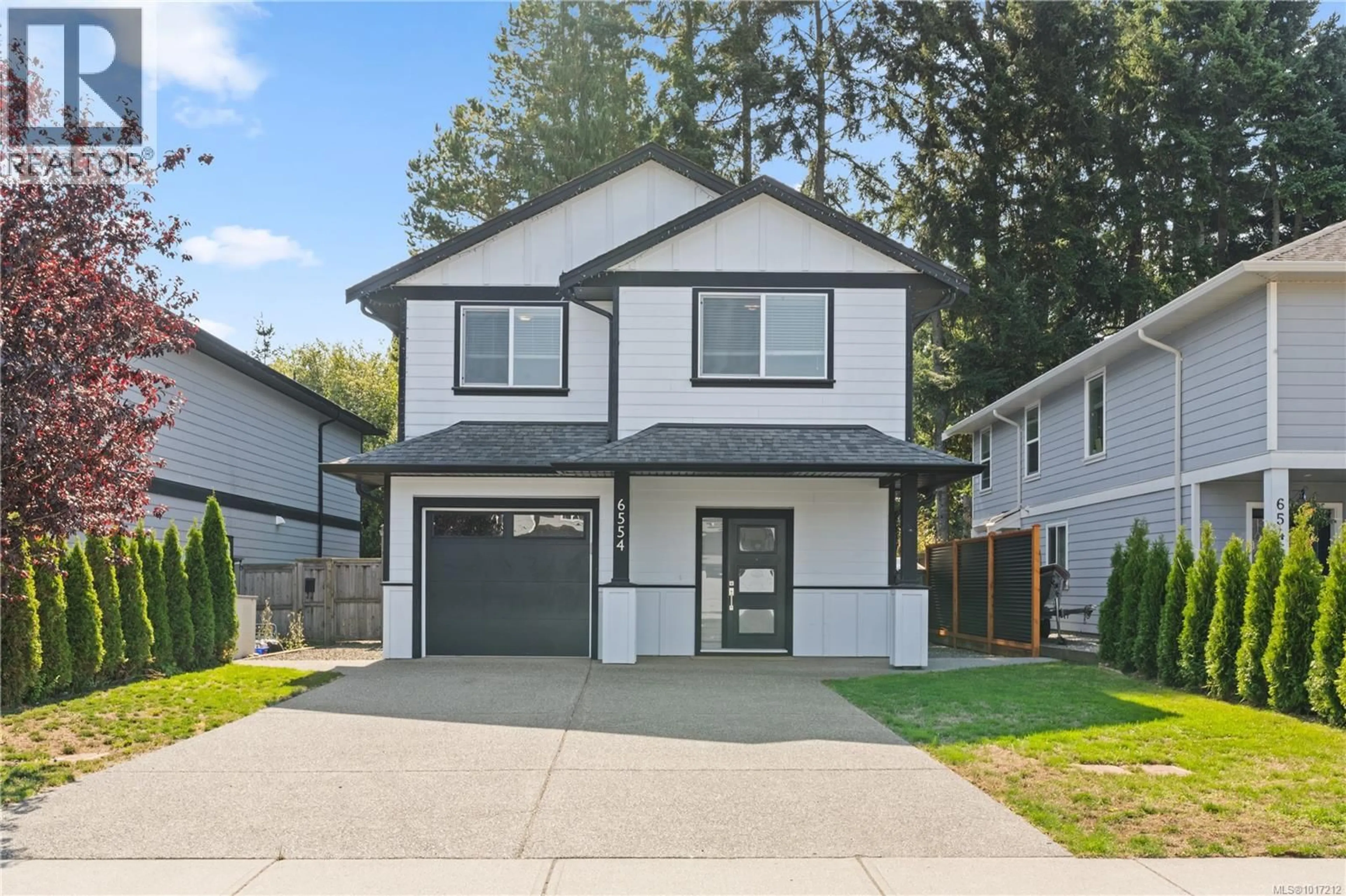 Home with vinyl exterior material, street for 6554 STEEPLE CHASE, Sooke British Columbia V9Z0W3