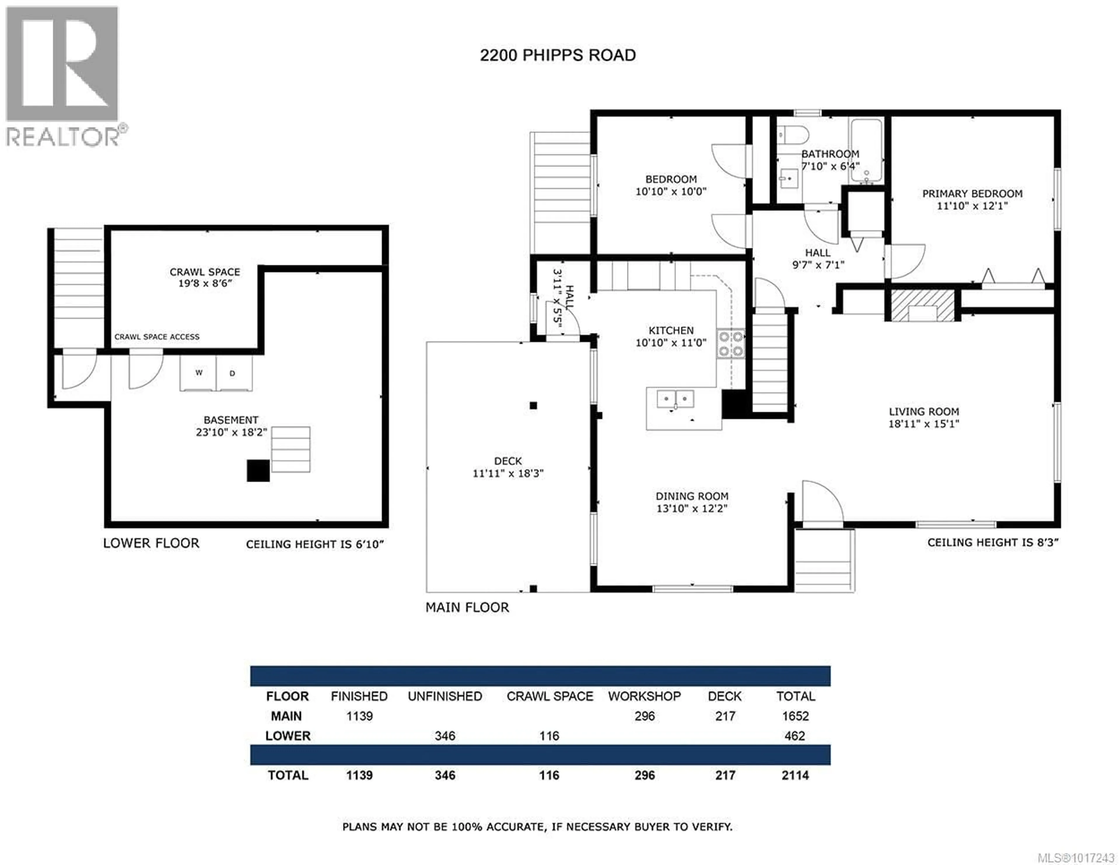 Floor plan for 2200 PHIPPS ROAD, Duncan British Columbia V9L6L2