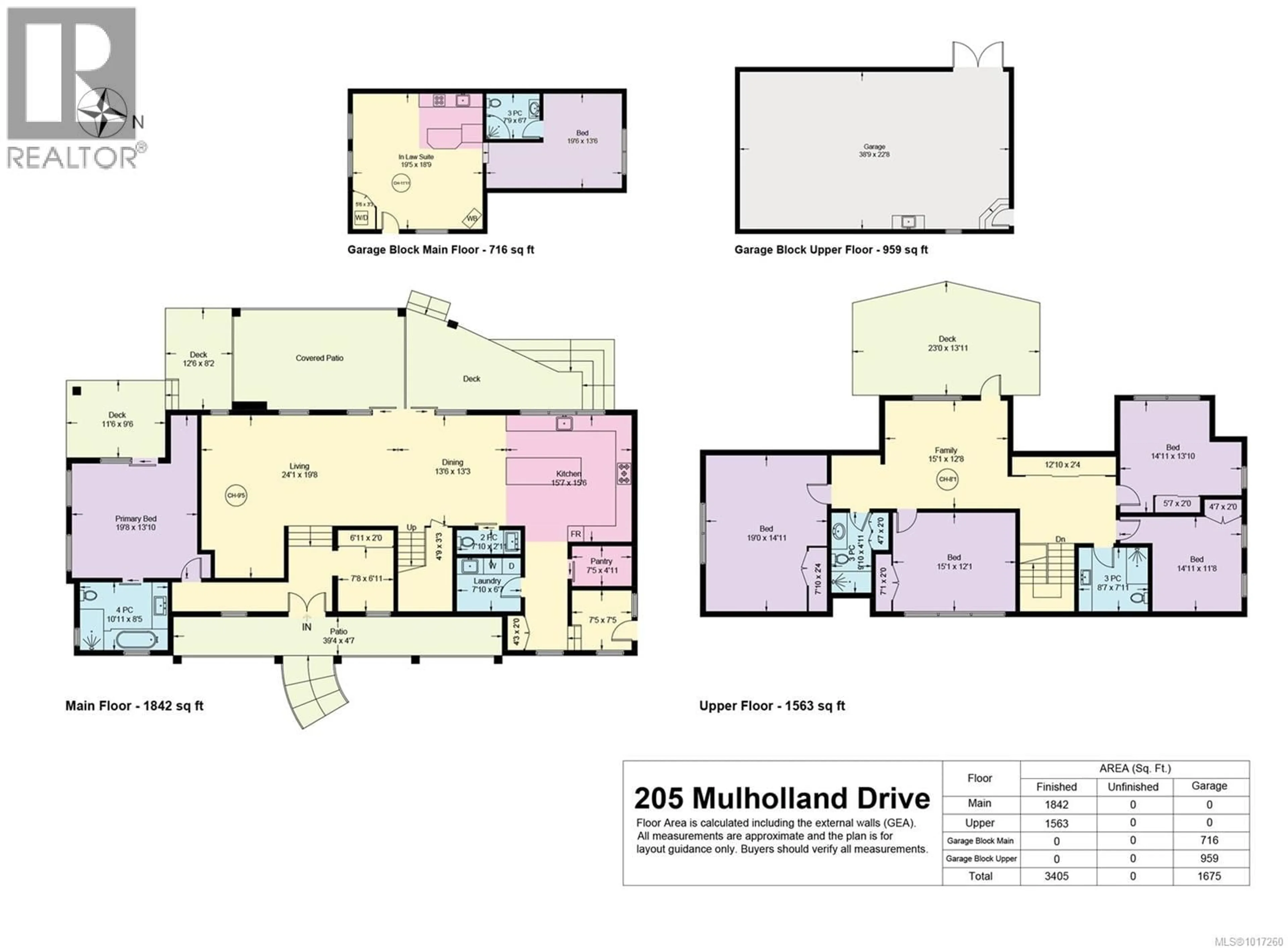 Floor plan for 205 MULHOLLAND DRIVE, Comox British Columbia V9M3W5