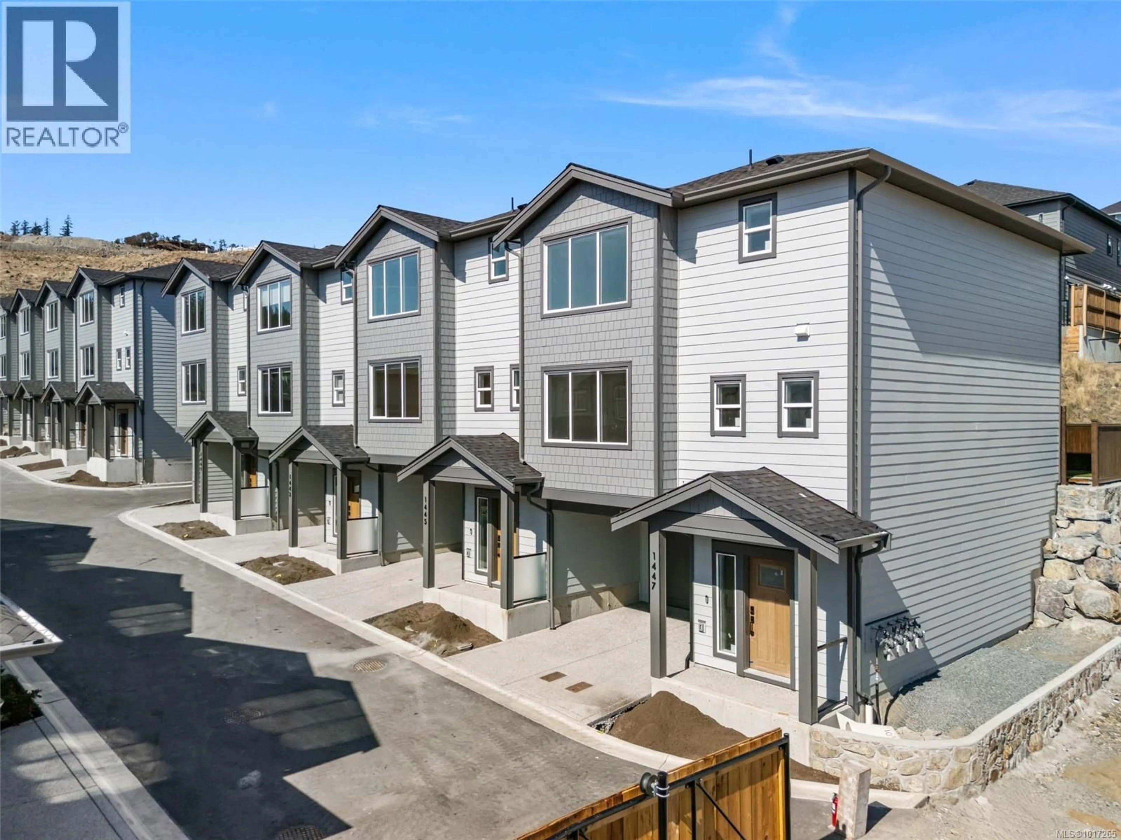 A pic from outside/outdoor area/front of a property/back of a property/a pic from drone, street for 1437 DOLOMITE RIDGE, Langford British Columbia V9B7G1