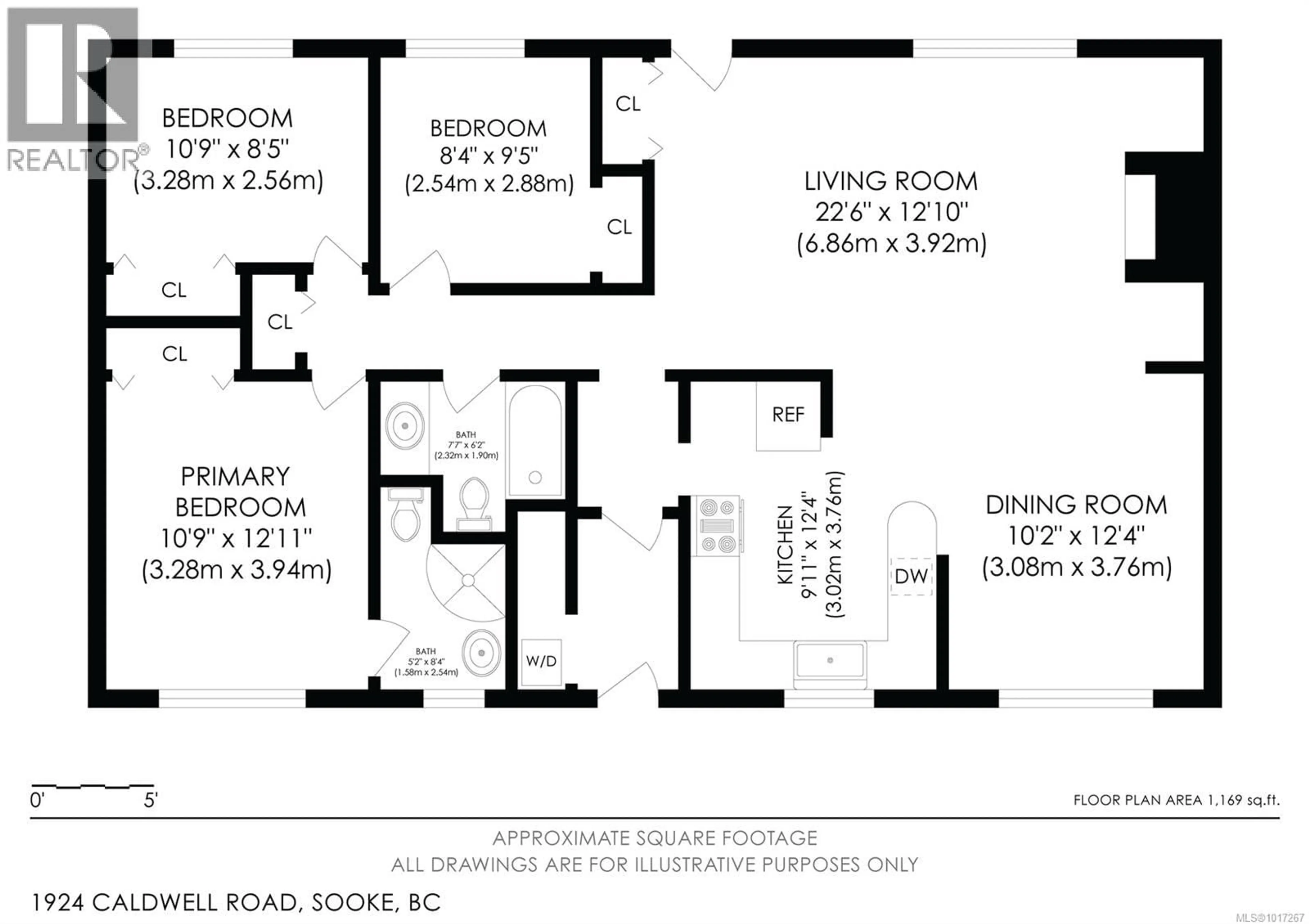 Floor plan for 1934 CALDWELL ROAD, Sooke British Columbia V9Z0P6