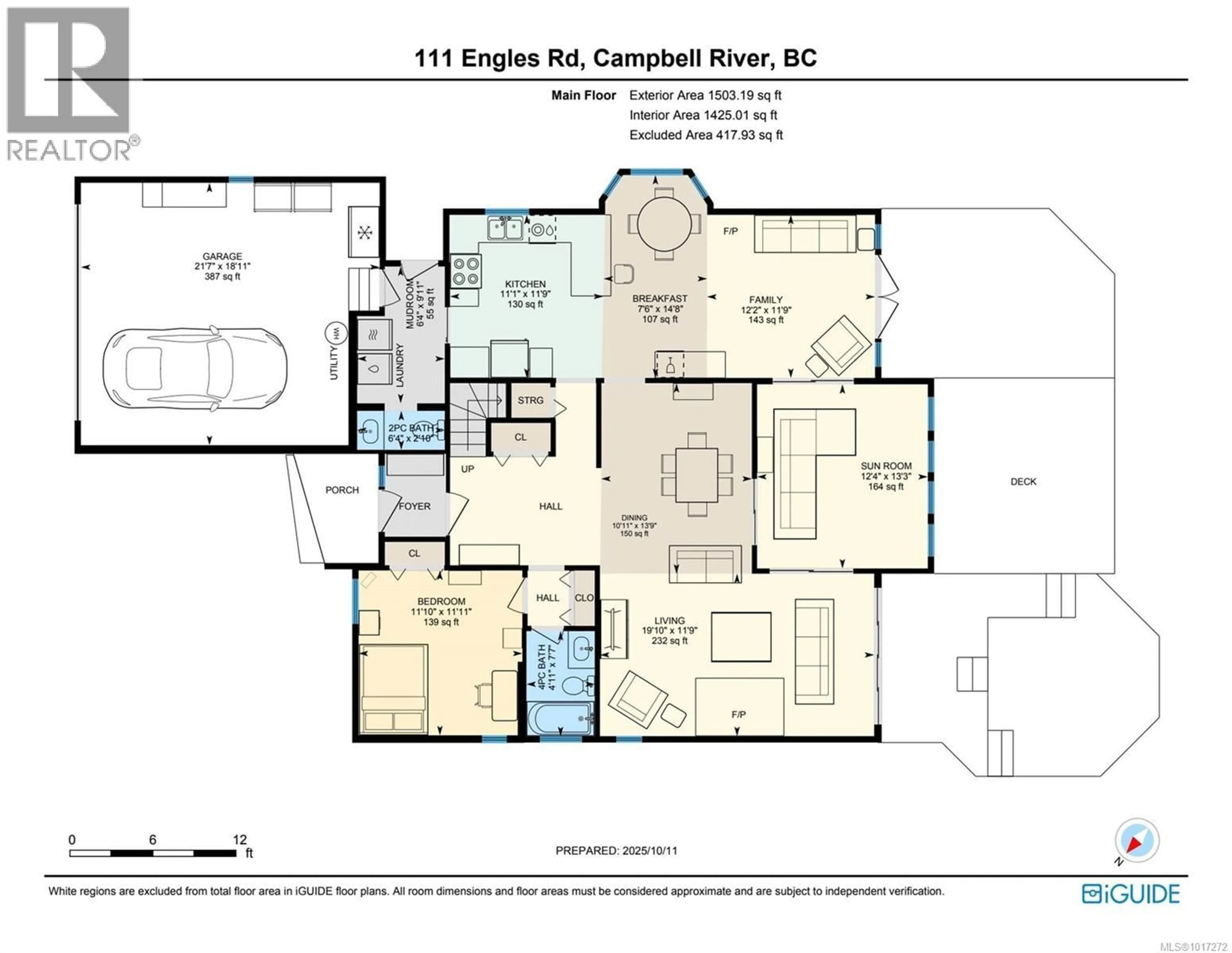 Floor plan for 111 ENGLES ROAD, Campbell River British Columbia V9H1J8