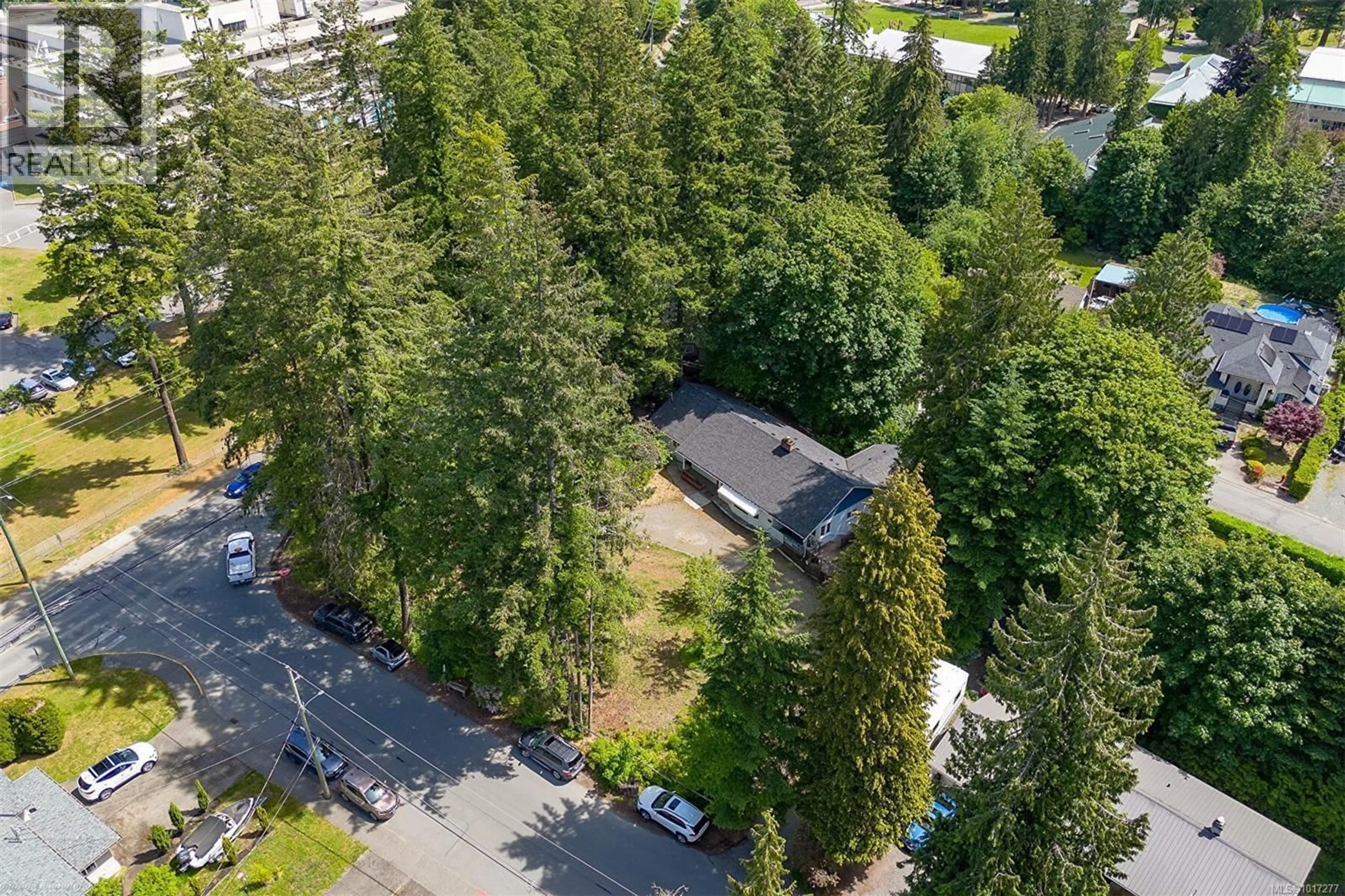 A pic from outside/outdoor area/front of a property/back of a property/a pic from drone, forest/trees view for 3056 GIBBINS ROAD, Duncan British Columbia V9L1E4