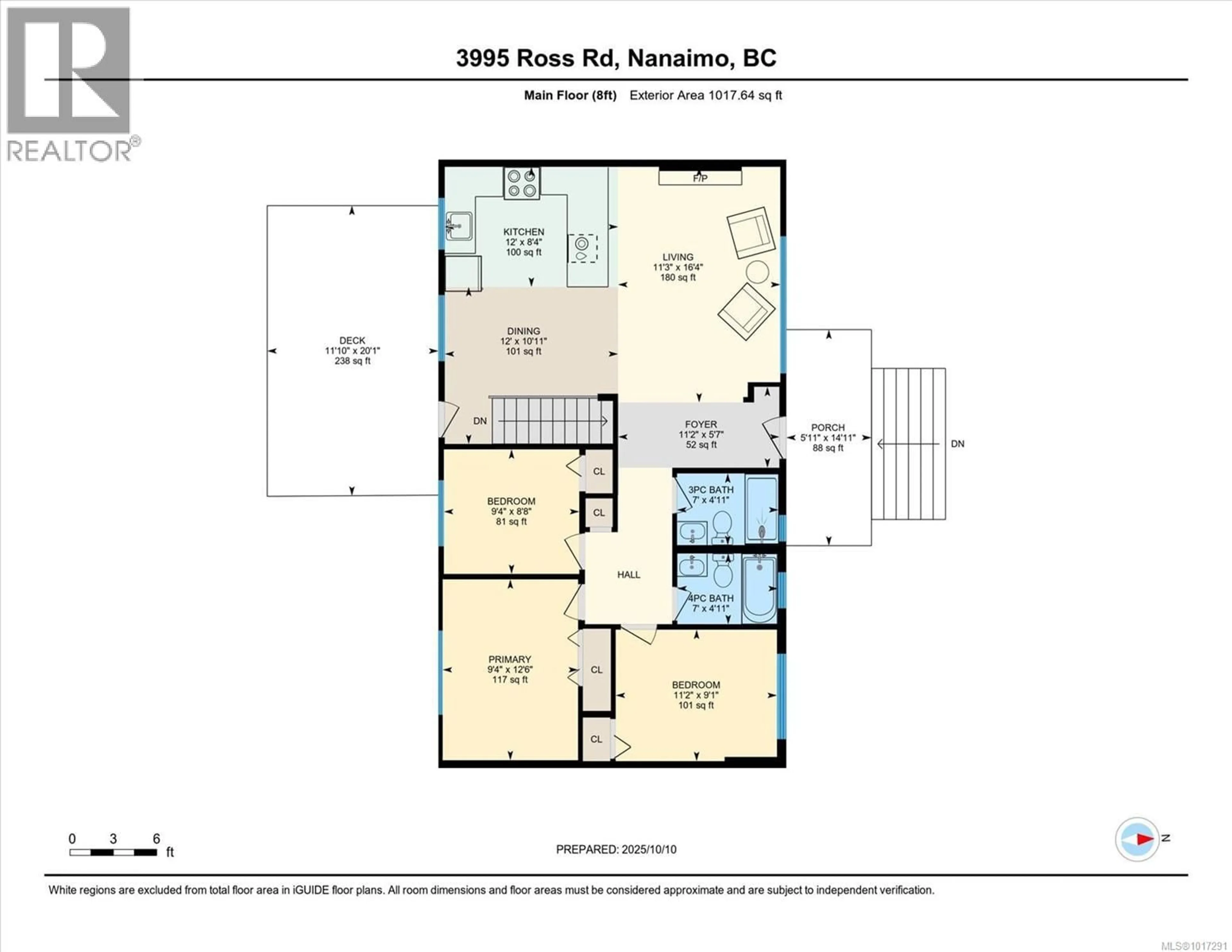 Floor plan for 3995 ROSS ROAD, Nanaimo British Columbia V9T4L8
