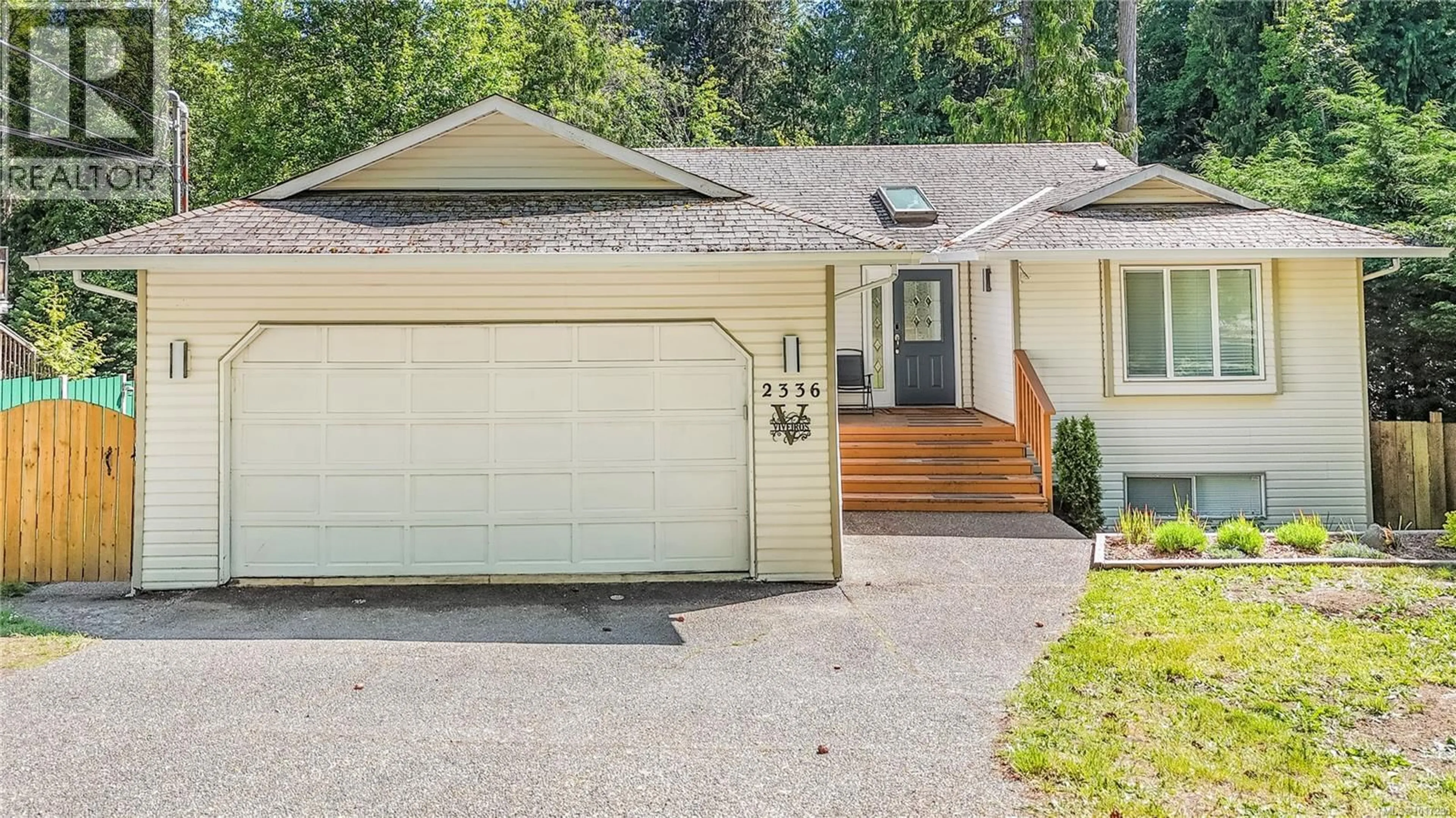 Home with vinyl exterior material, street for 2336 RAVENHILL ROAD, Shawnigan Lake British Columbia V0H2H2