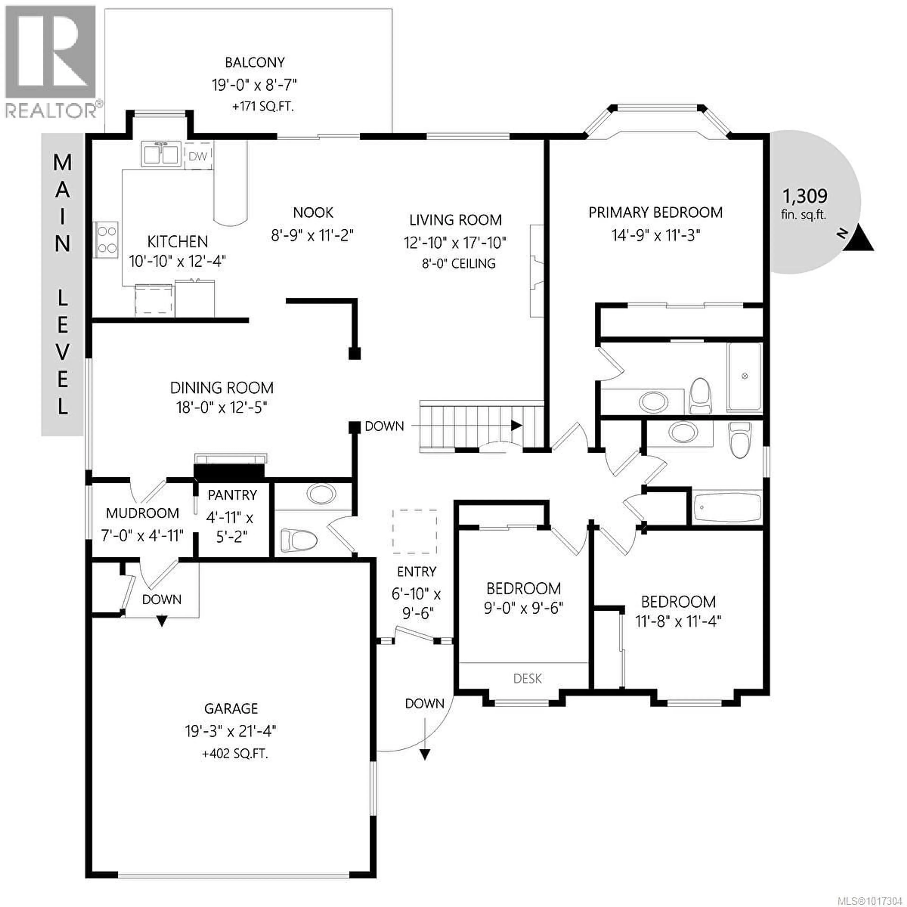 Floor plan for 1089 COLLEGE DRIVE, Nanaimo British Columbia V9R5X3