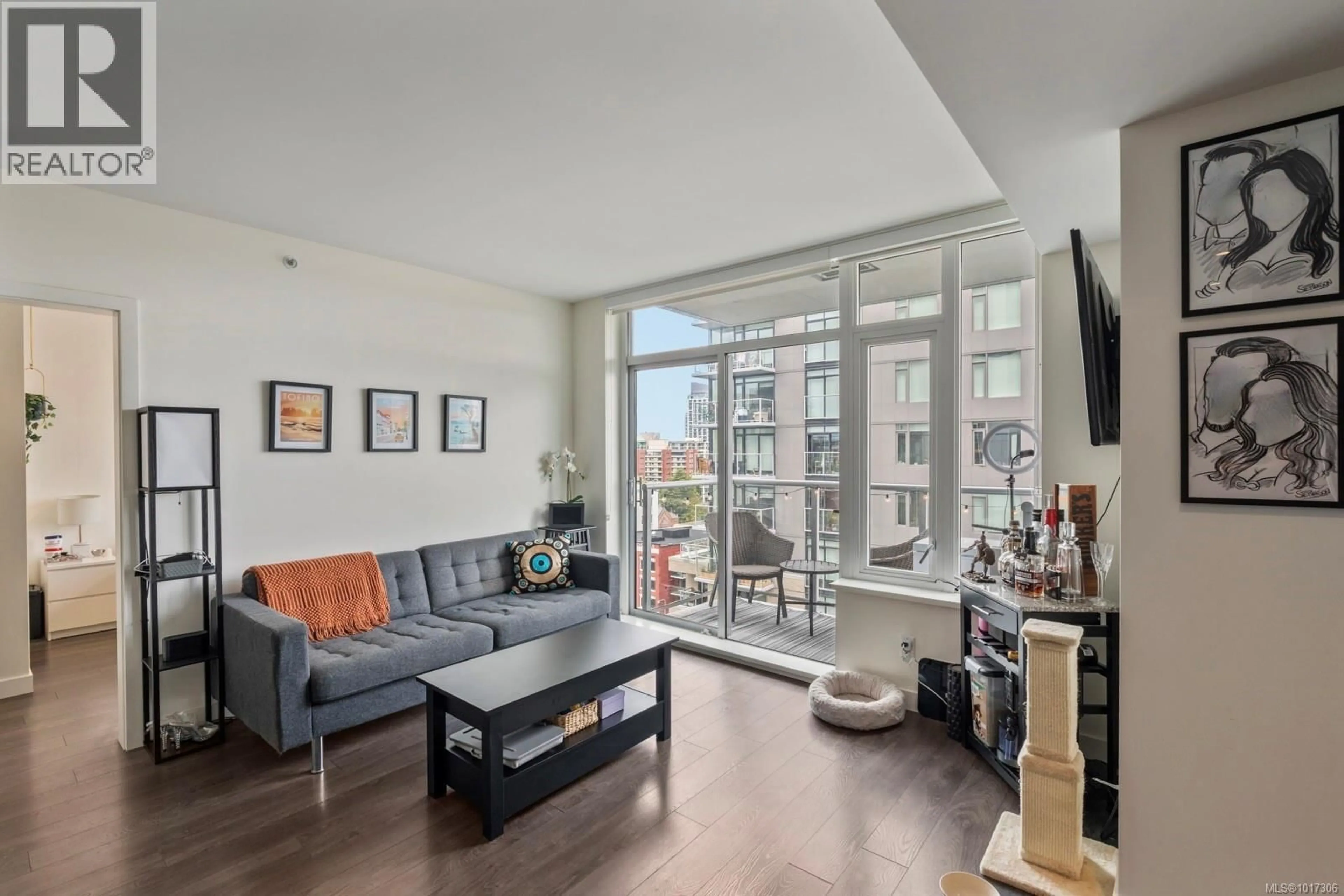 Living room with furniture, unknown for 1105 - 848 YATES STREET, Victoria British Columbia V8W0G2