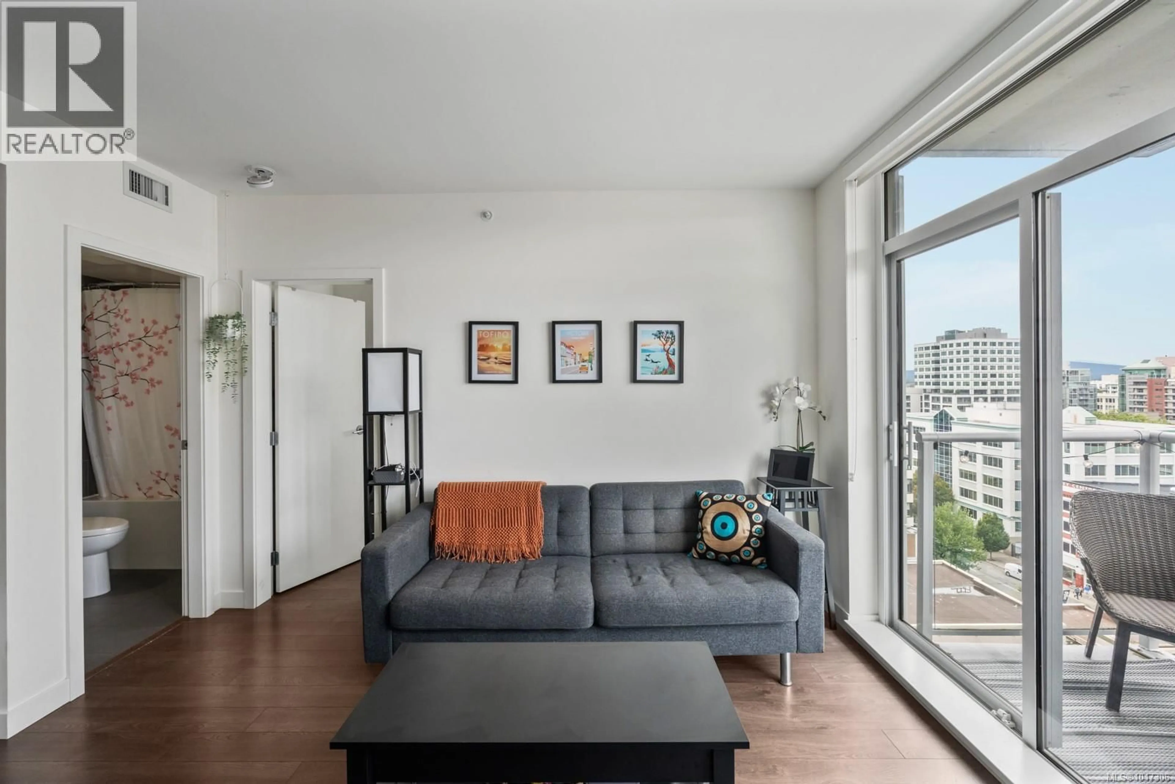 Living room with furniture, unknown for 1105 - 848 YATES STREET, Victoria British Columbia V8W0G2