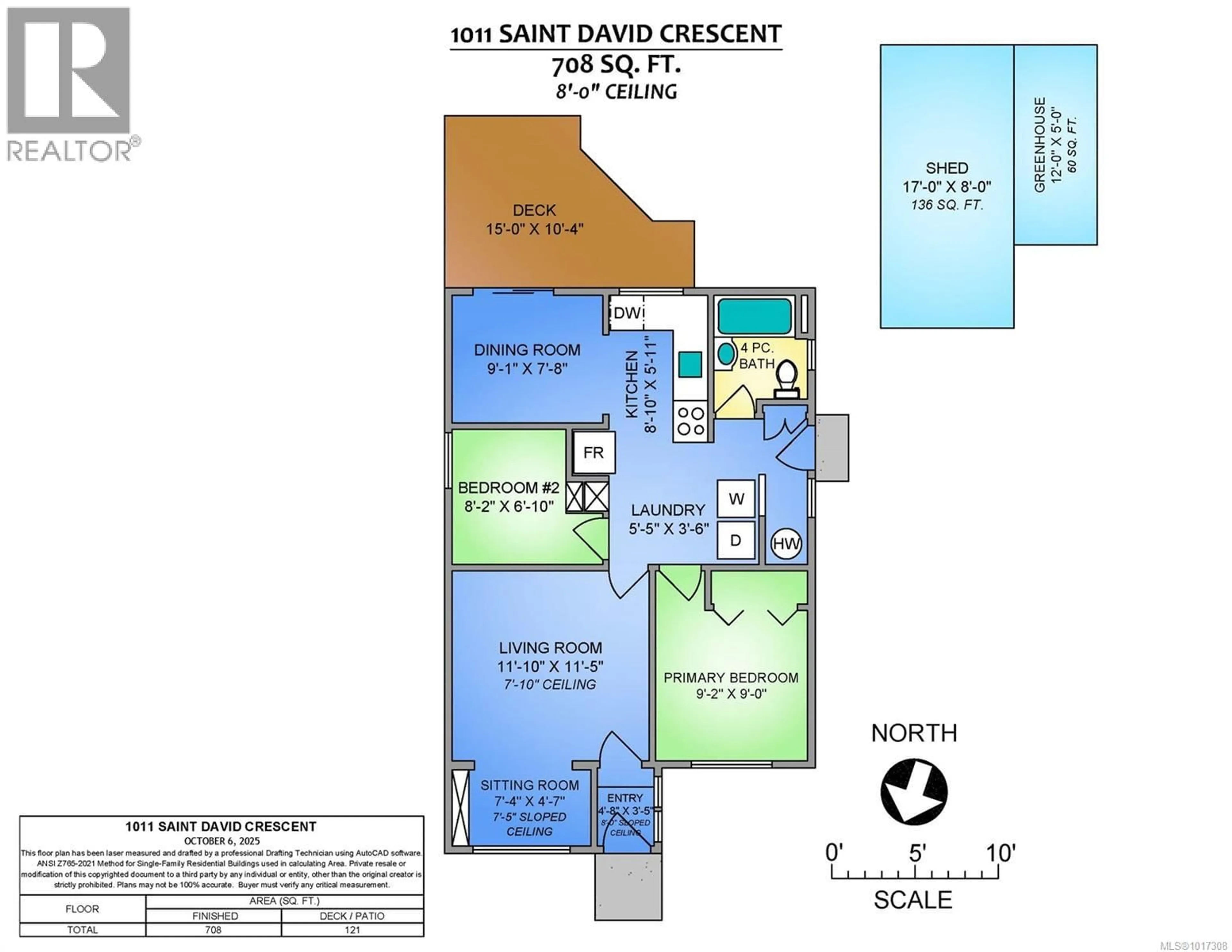 Floor plan for 1011 ST. DAVID CRESCENT, Nanaimo British Columbia V9S2J1