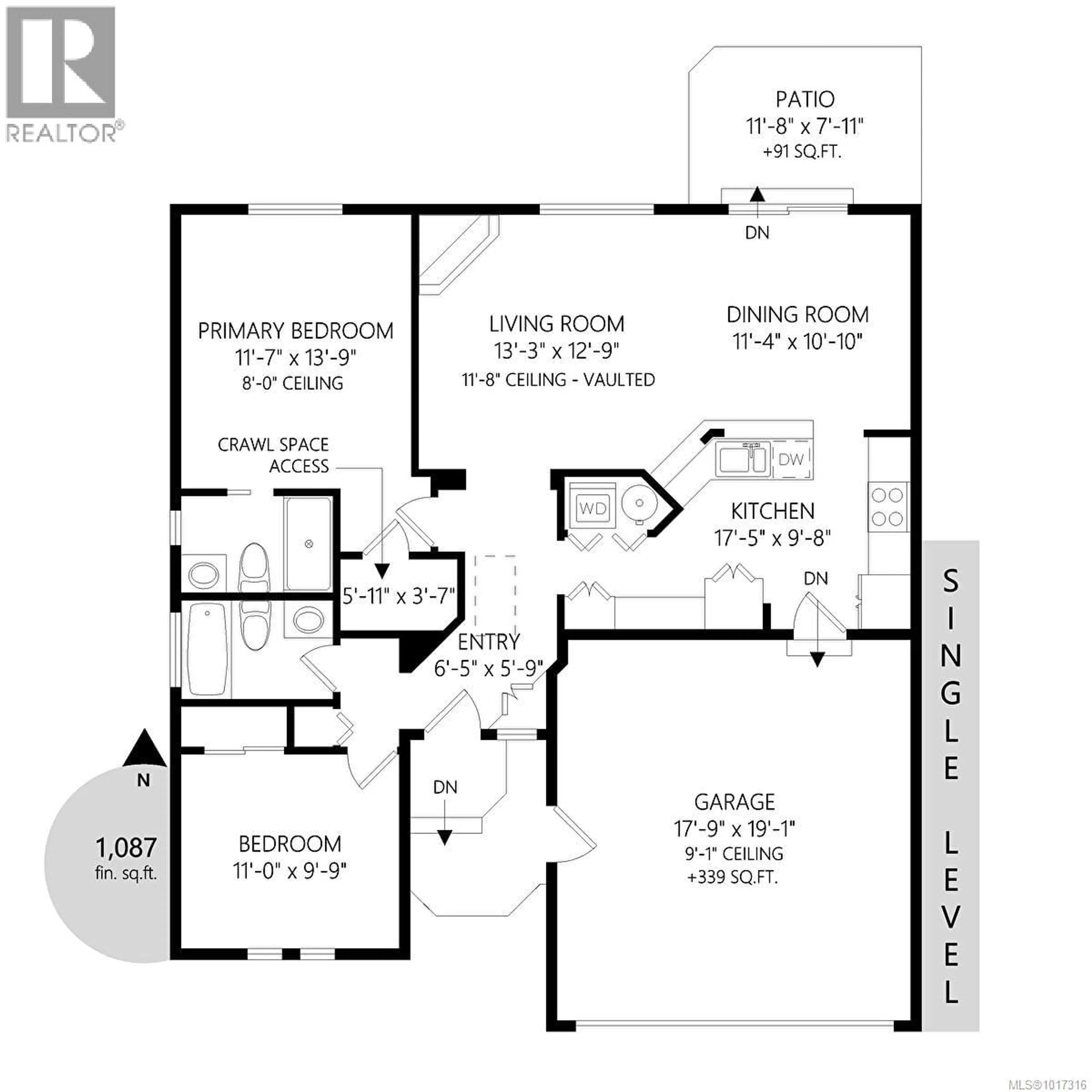 Floor plan for 27 - 9933 CHEMAINUS ROAD, Chemainus British Columbia V0R1K0