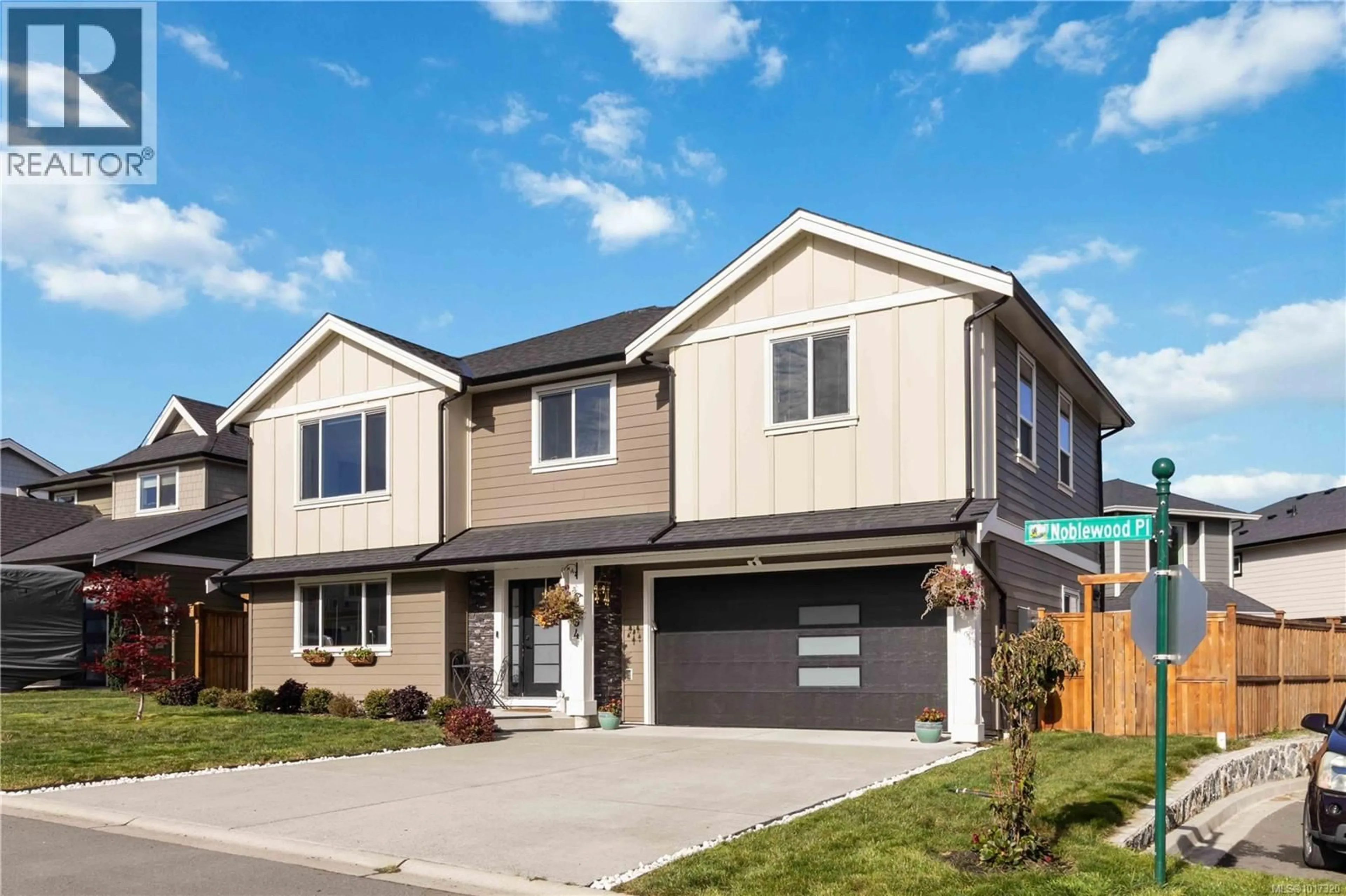 Home with brick exterior material, street for 6554 NOBLEWOOD PLACE, Sooke British Columbia V9Z1V1