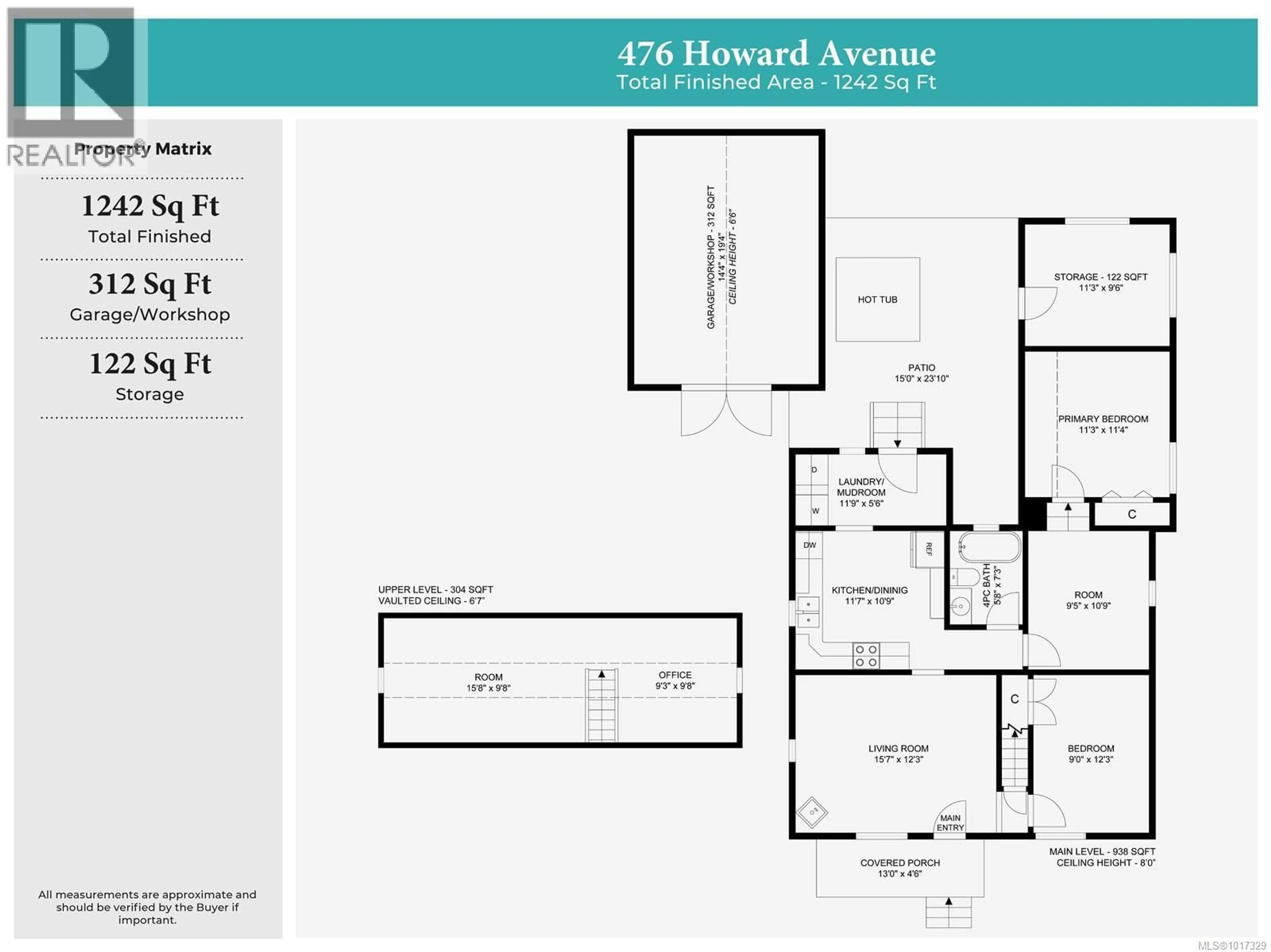 Floor plan for 476 HOWARD AVENUE, Duncan British Columbia V9L3M8