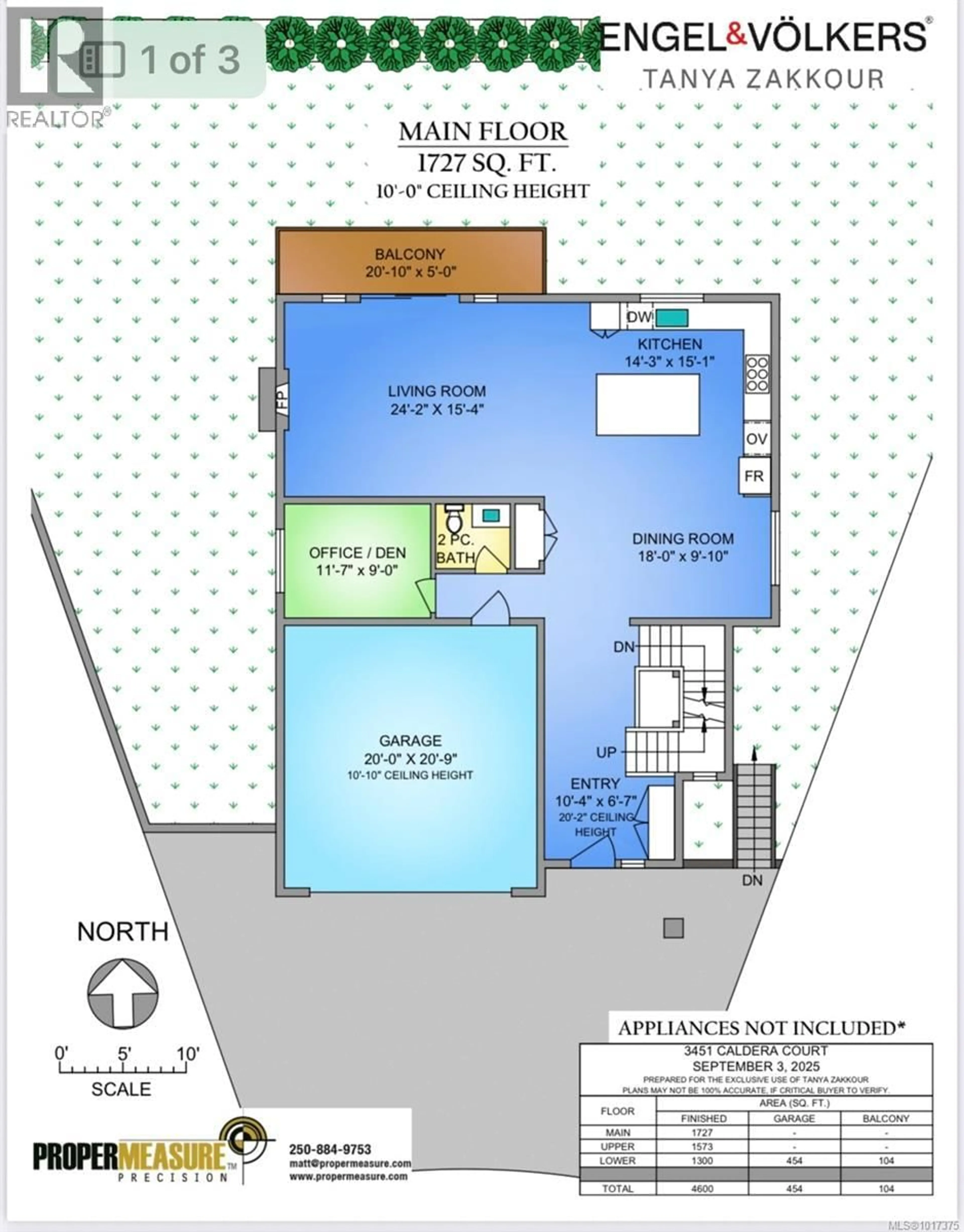 Floor plan for 3451 CALDERA COURT, Langford British Columbia V9B6Z8