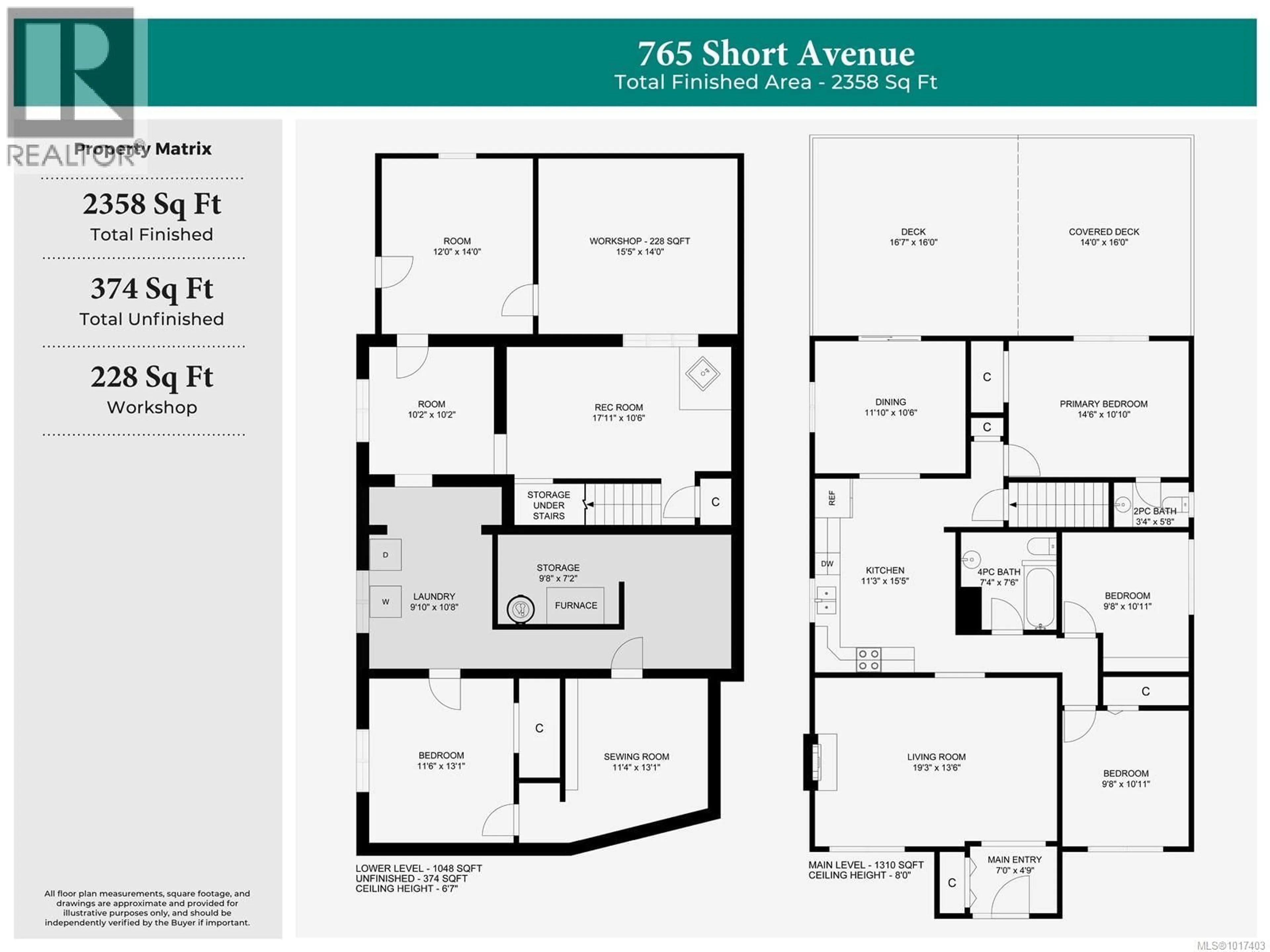 Floor plan for 765 SHORT AVENUE, Nanaimo British Columbia V9R4L6