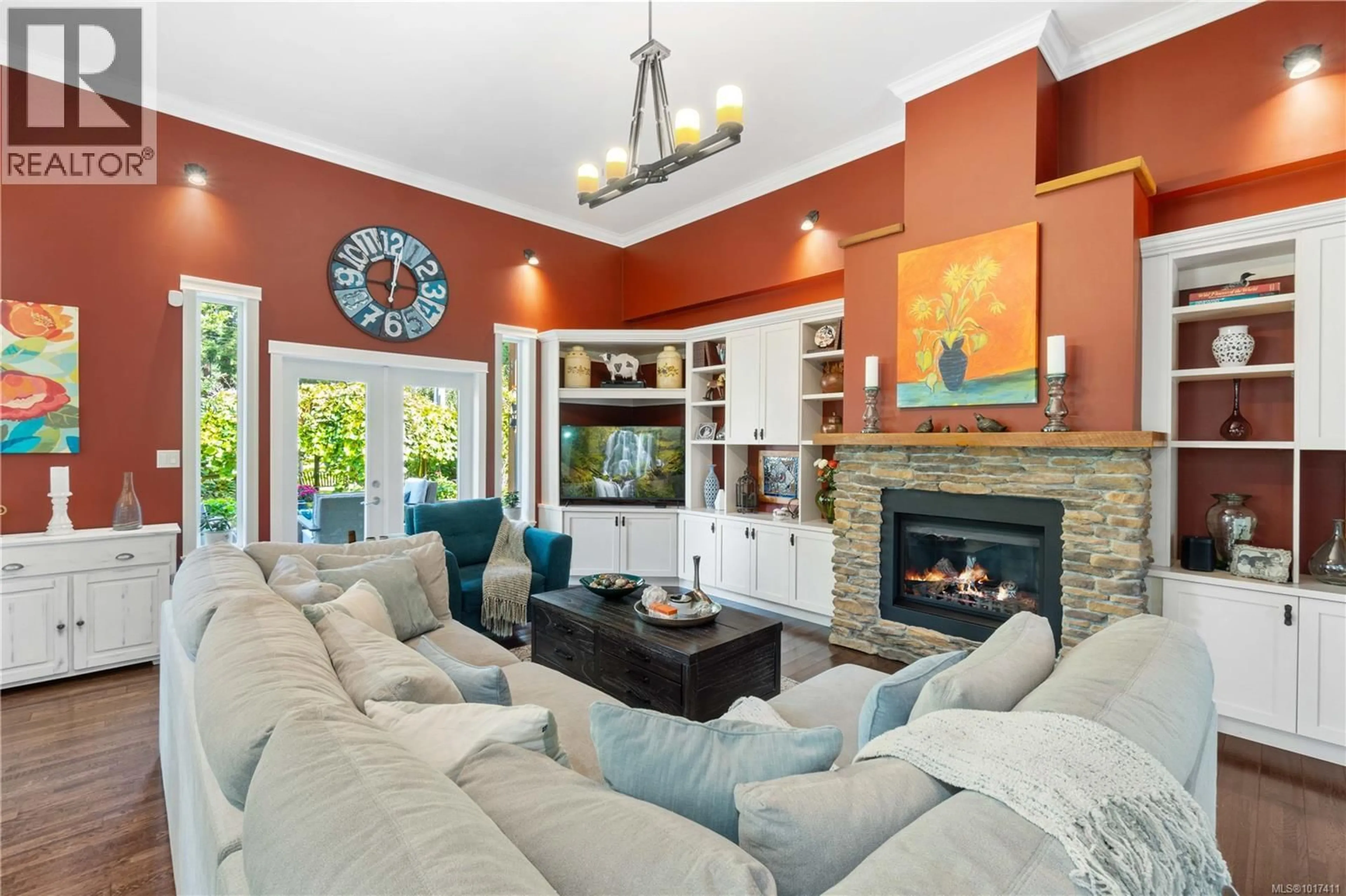 Living room with furniture, ceramic/tile floor for 2920 AQUARIAN PLACE, Nanaimo British Columbia V9X1N9