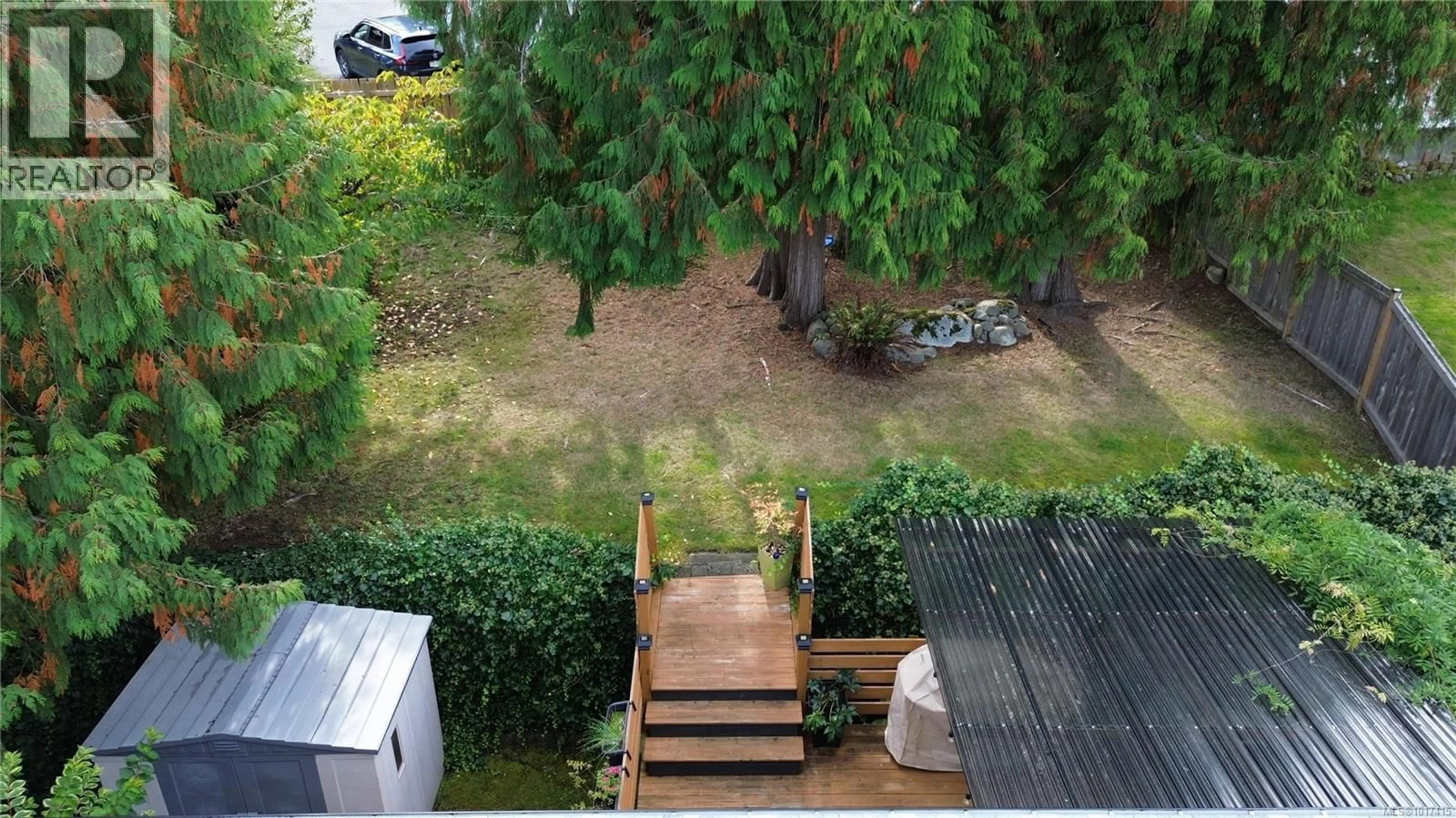 A pic from outside/outdoor area/front of a property/back of a property/a pic from drone, forest/trees view for 1208 CLOKE ROAD, Ladysmith British Columbia V9G1P8
