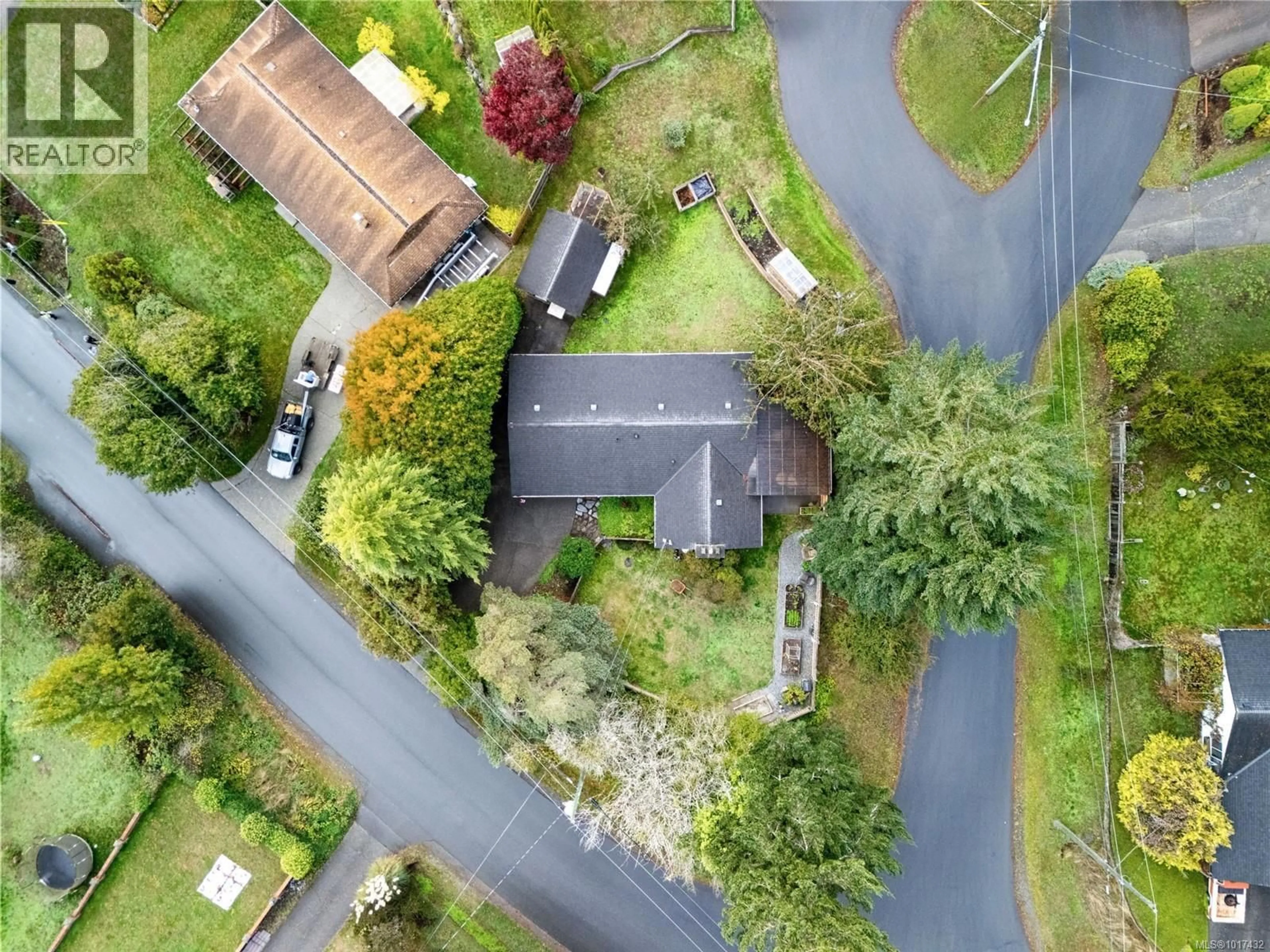 A pic from outside/outdoor area/front of a property/back of a property/a pic from drone, street for 2150 PYRITE DRIVE, Sooke British Columbia V9Z0L8