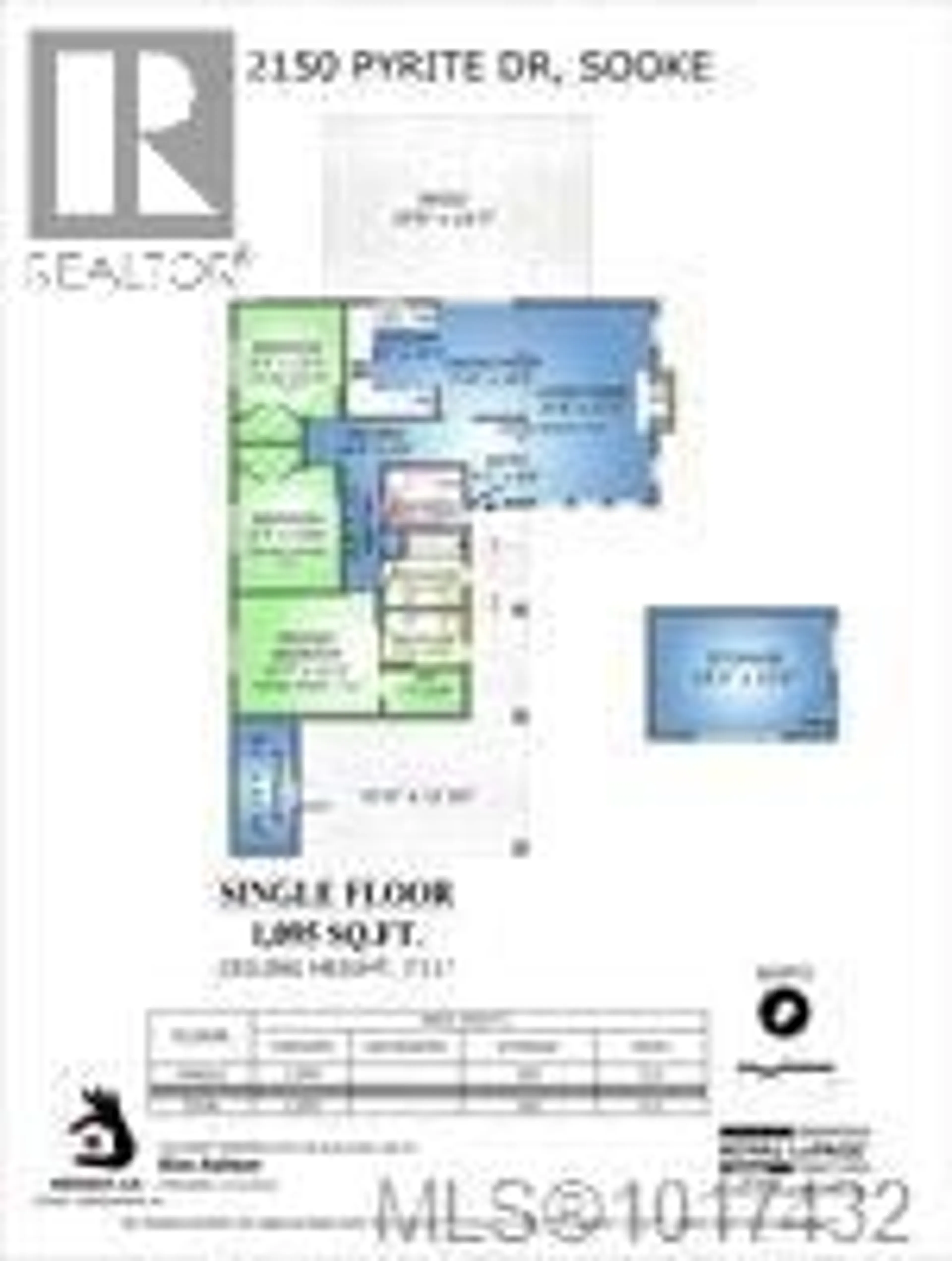 Floor plan for 2150 PYRITE DRIVE, Sooke British Columbia V9Z0L8