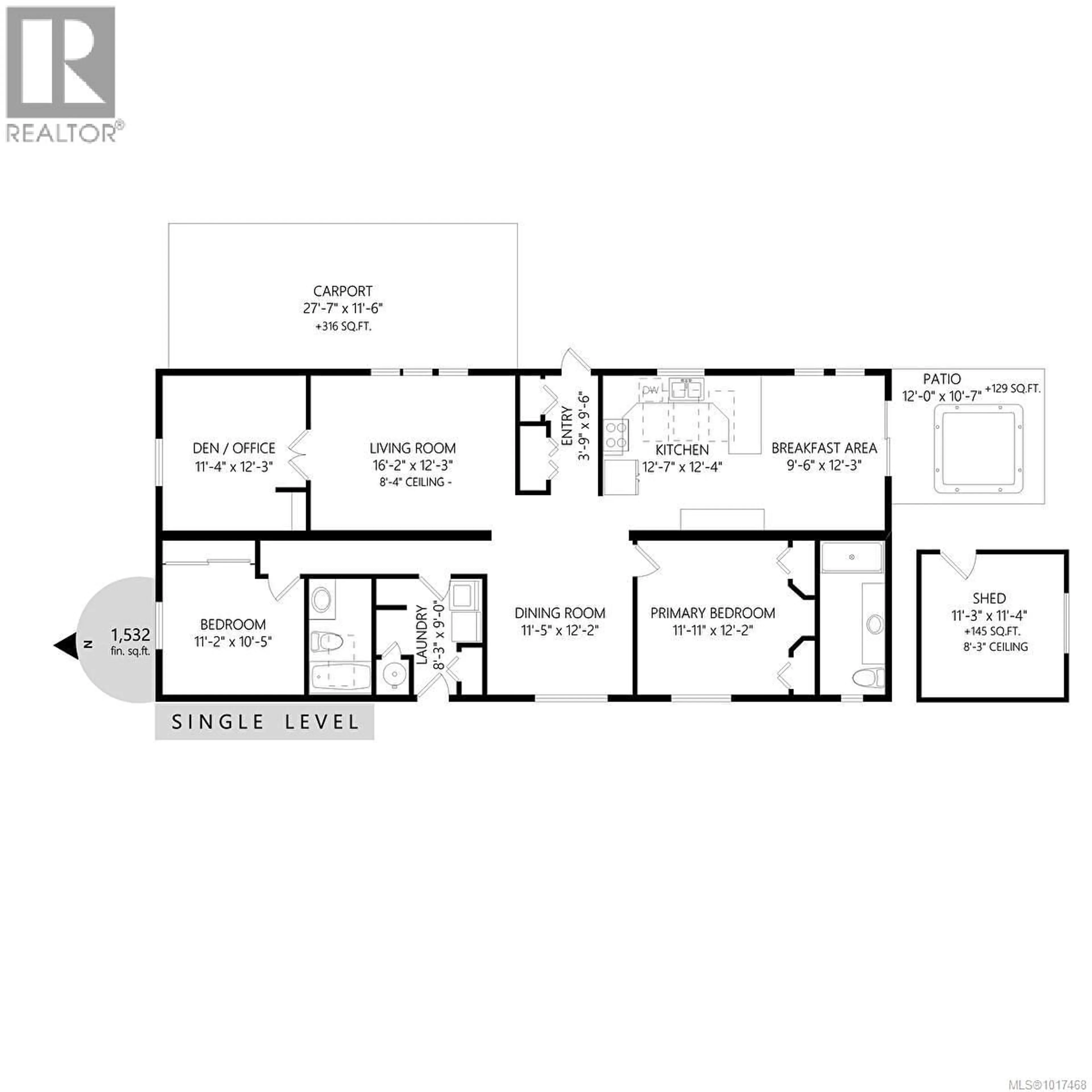 Floor plan for 90 - 3835 MAPLEWOOD DRIVE, Nanaimo British Columbia V9T6B9