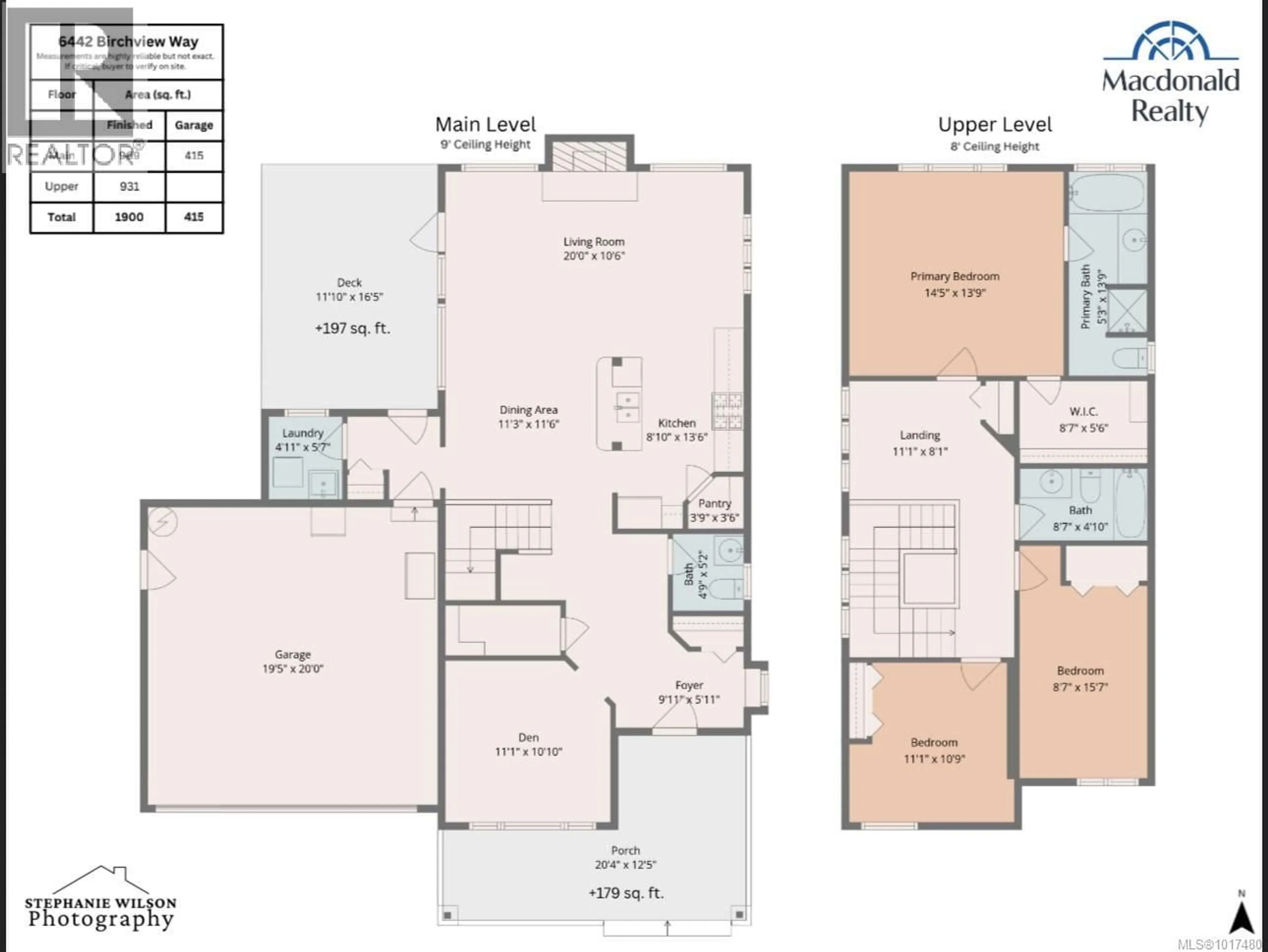 Floor plan for 6442 BIRCHVIEW WAY, Sooke British Columbia V9Z1J9