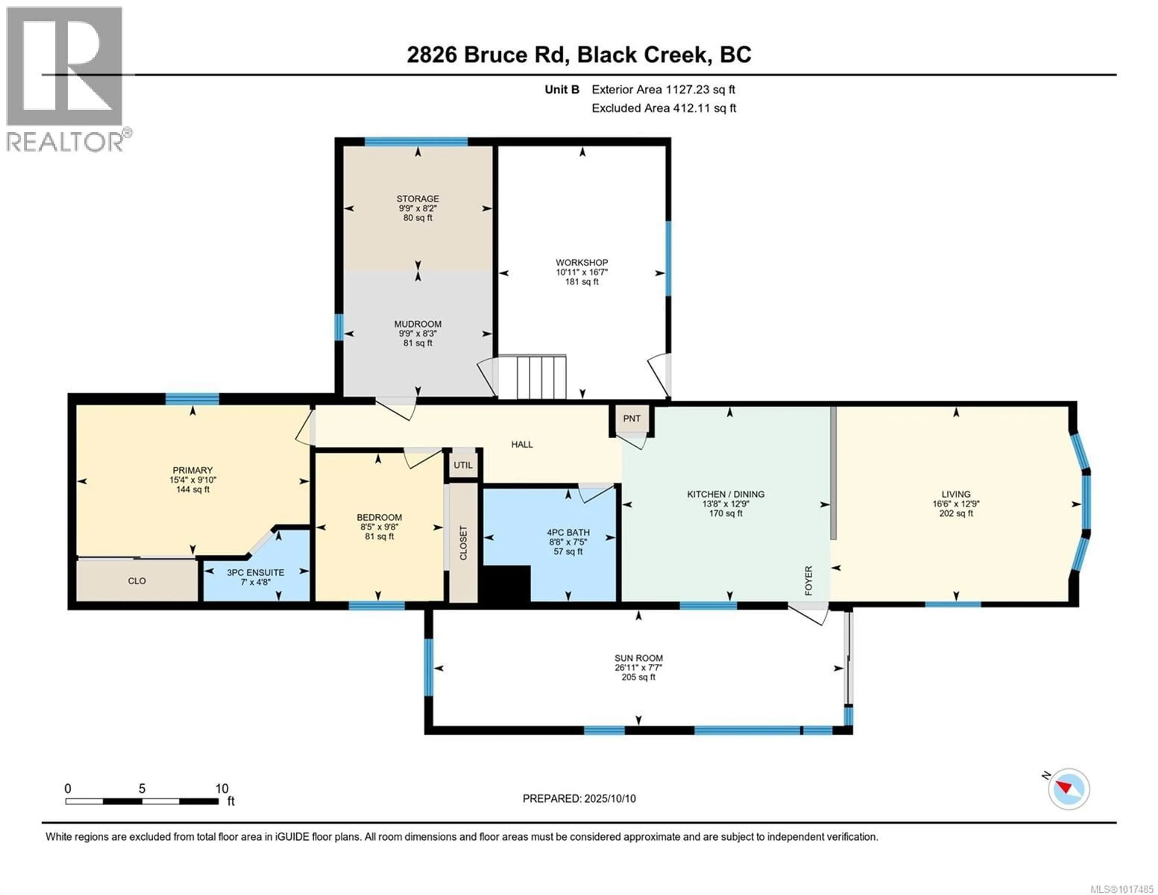 Floor plan for A/B - 2826 BRUCE ROAD, Black Creek British Columbia V9J1B7
