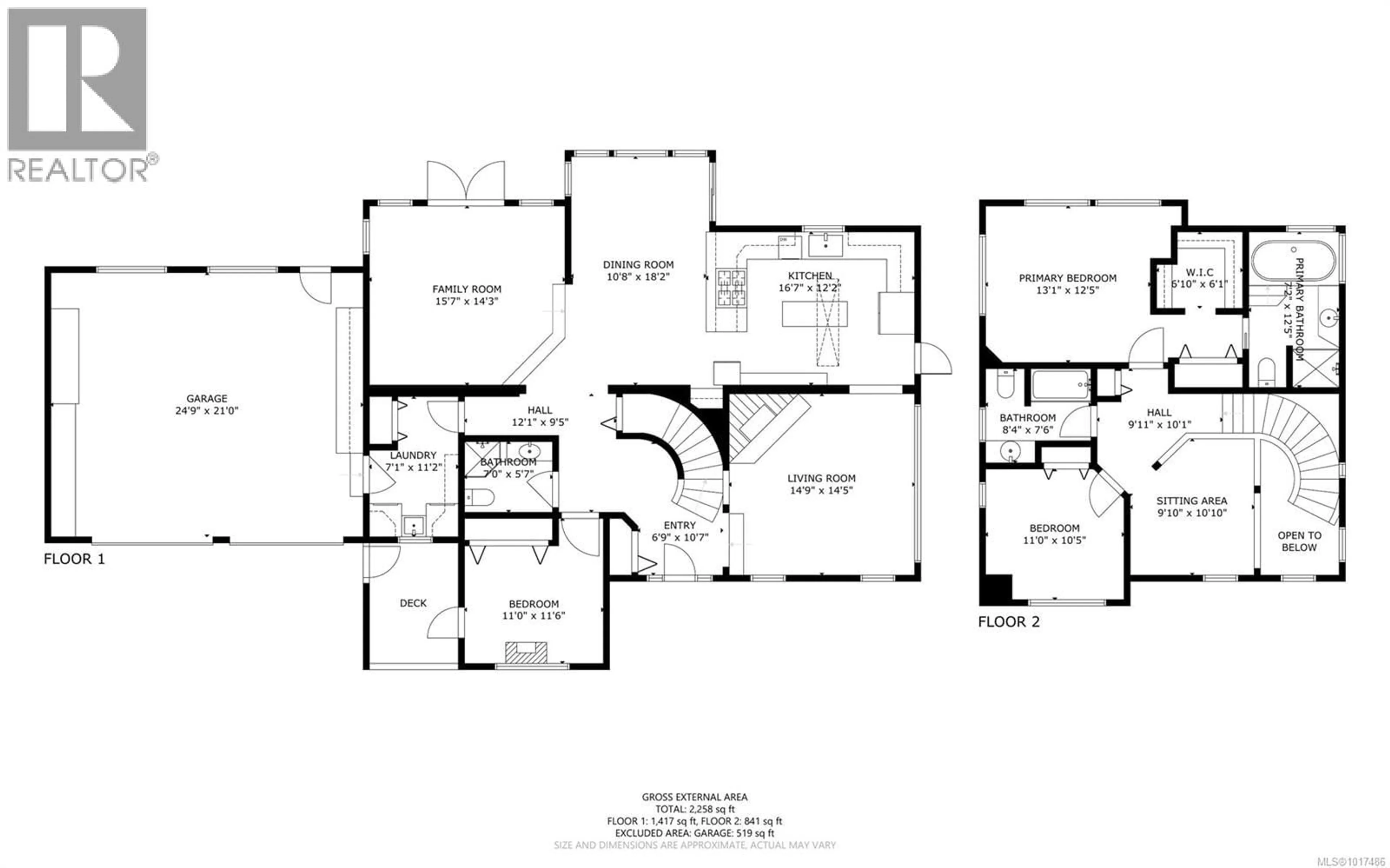 Floor plan for 8856 MCLAREY AVENUE, Black Creek British Columbia V9J1A3