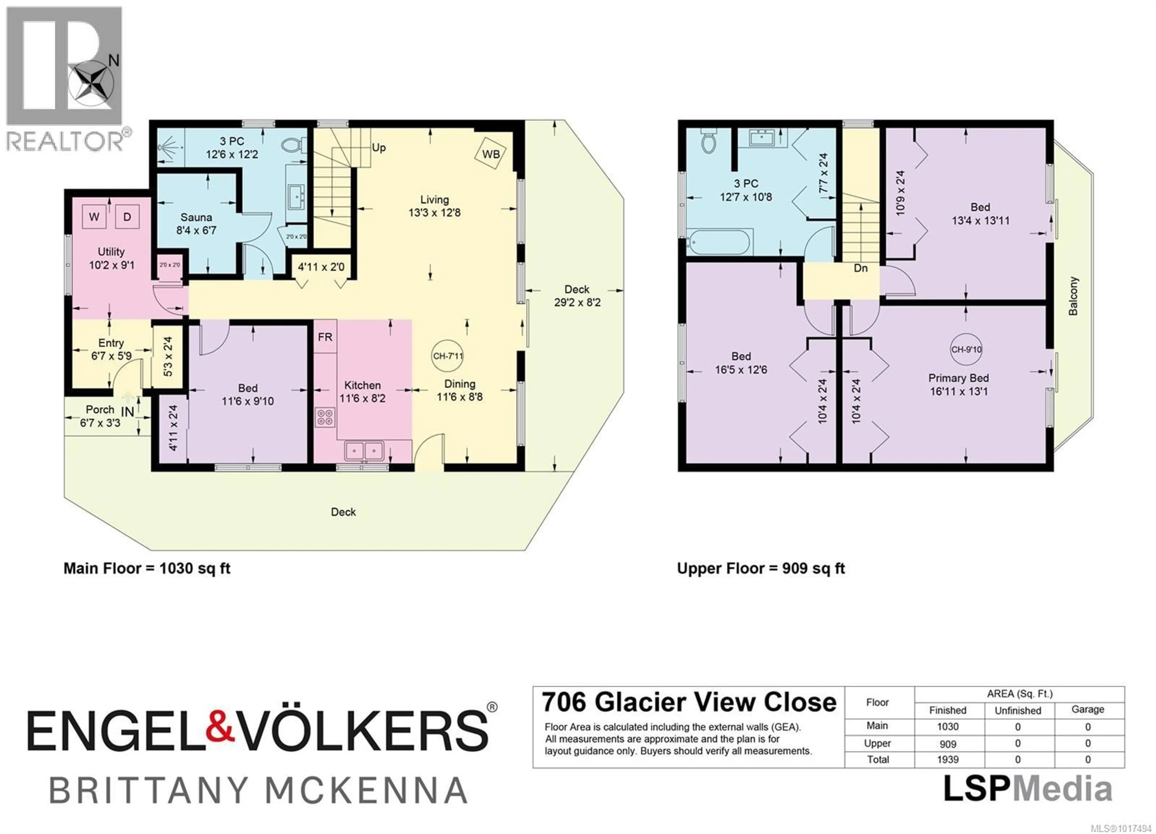 Floor plan for 706 GLACIER VIEW CLOSE, Courtenay British Columbia V9T1L0
