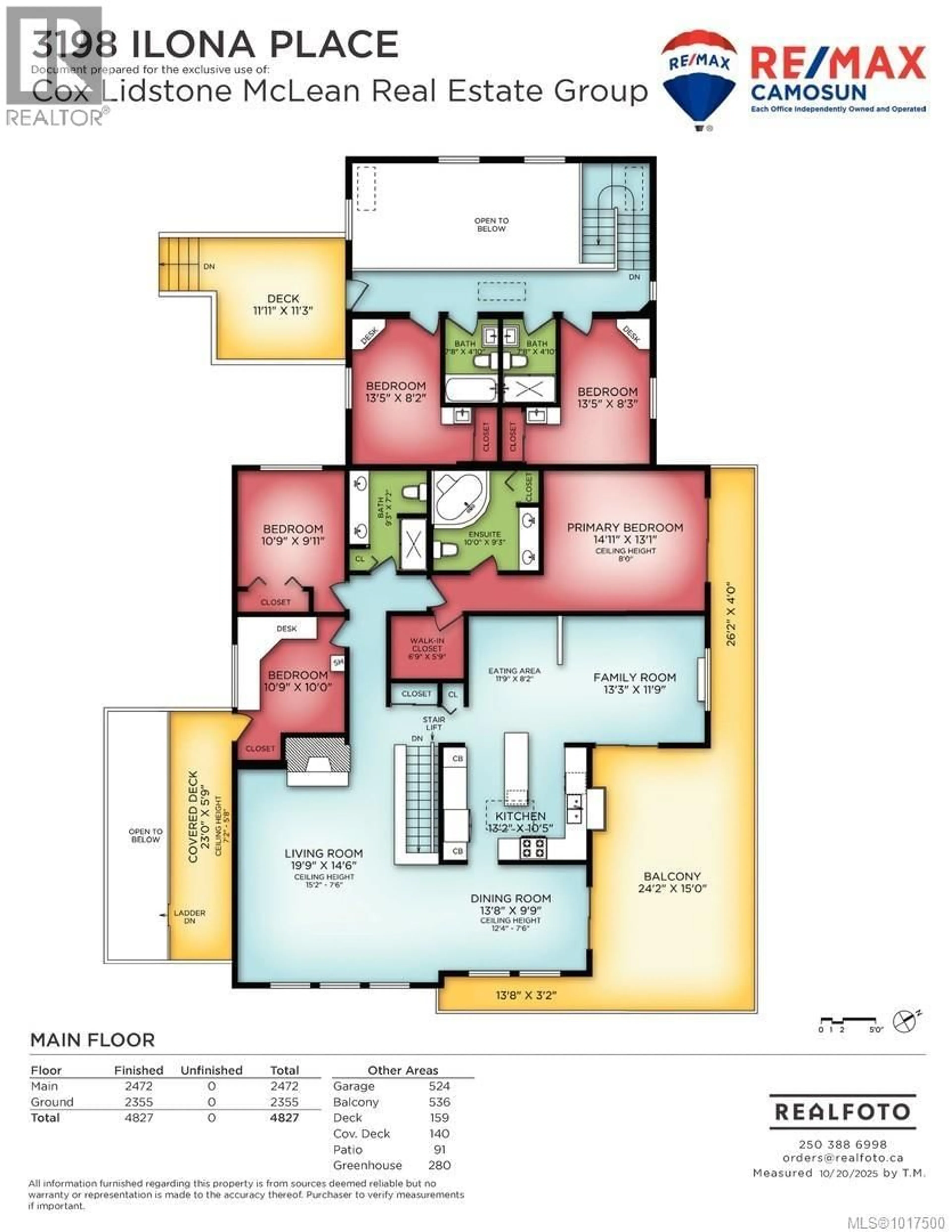 Floor plan for 3198 ILONA PLACE, Colwood British Columbia V9B5C8