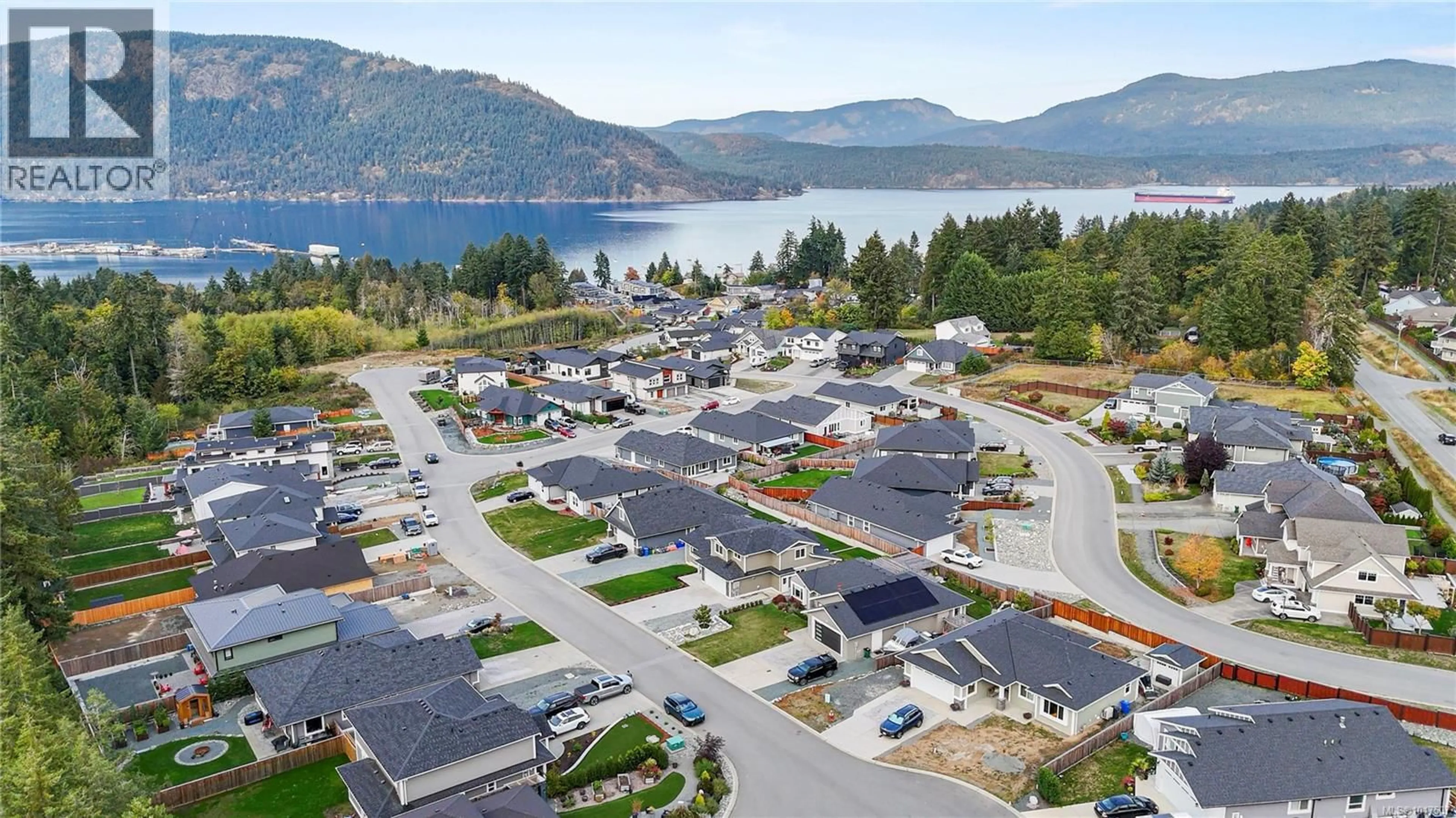 A pic from outside/outdoor area/front of a property/back of a property/a pic from drone, water/lake/river/ocean view for 4615 GALDWELL ROAD, Cowichan Bay British Columbia V0R1N1