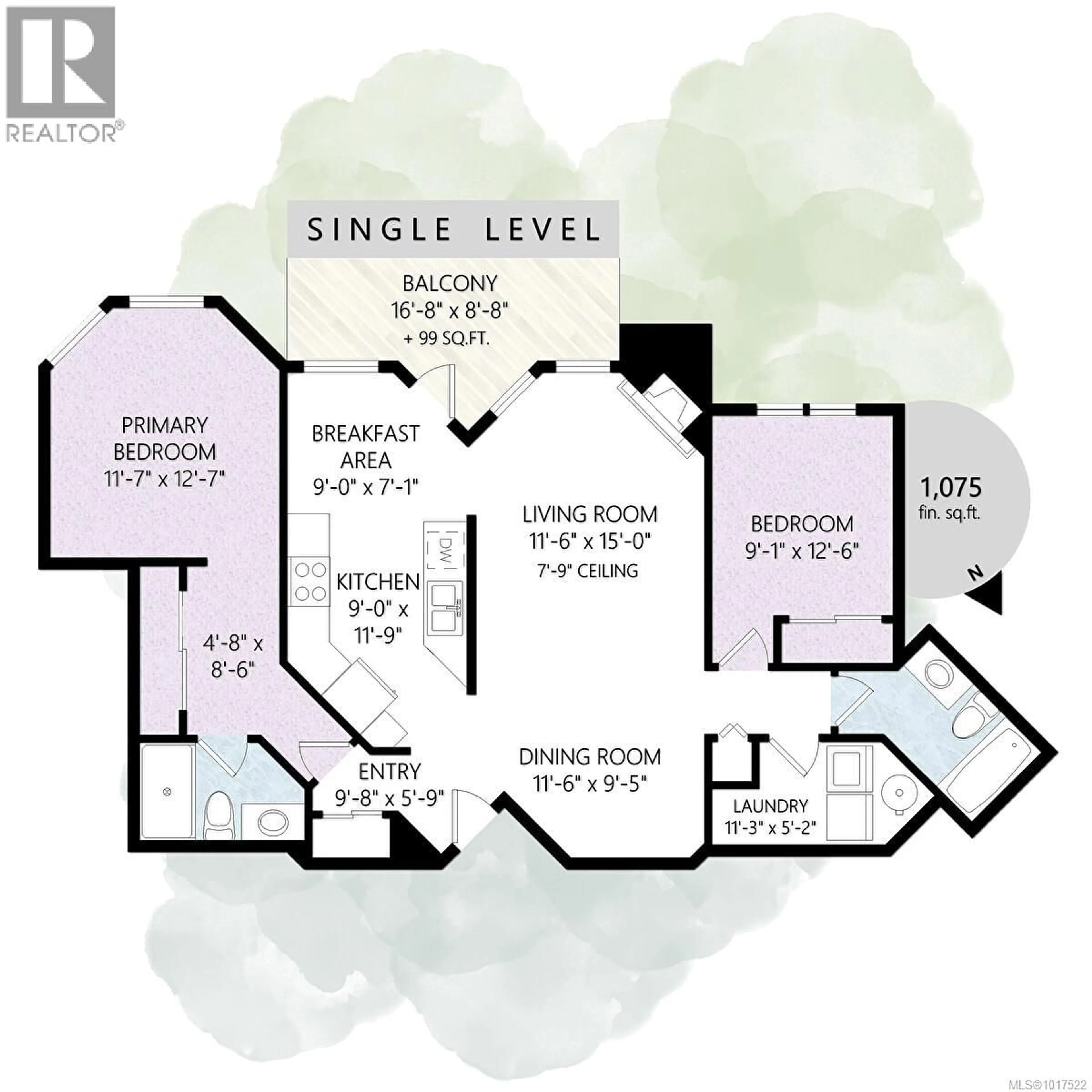 Floor plan for 211 - 490 MARSETT PLACE, Saanich British Columbia V8Z7J1