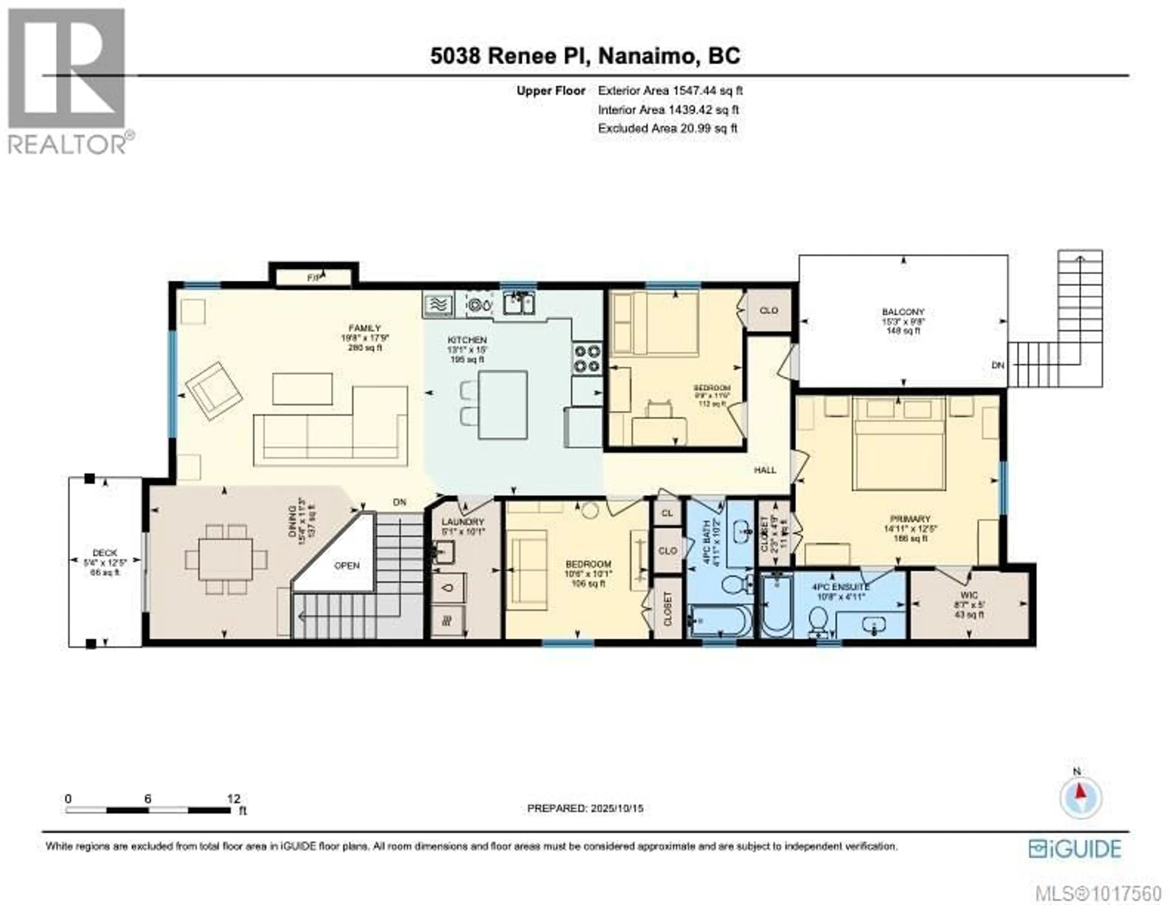 Floor plan for 5038 RENEE PLACE, Nanaimo British Columbia V9V1H3