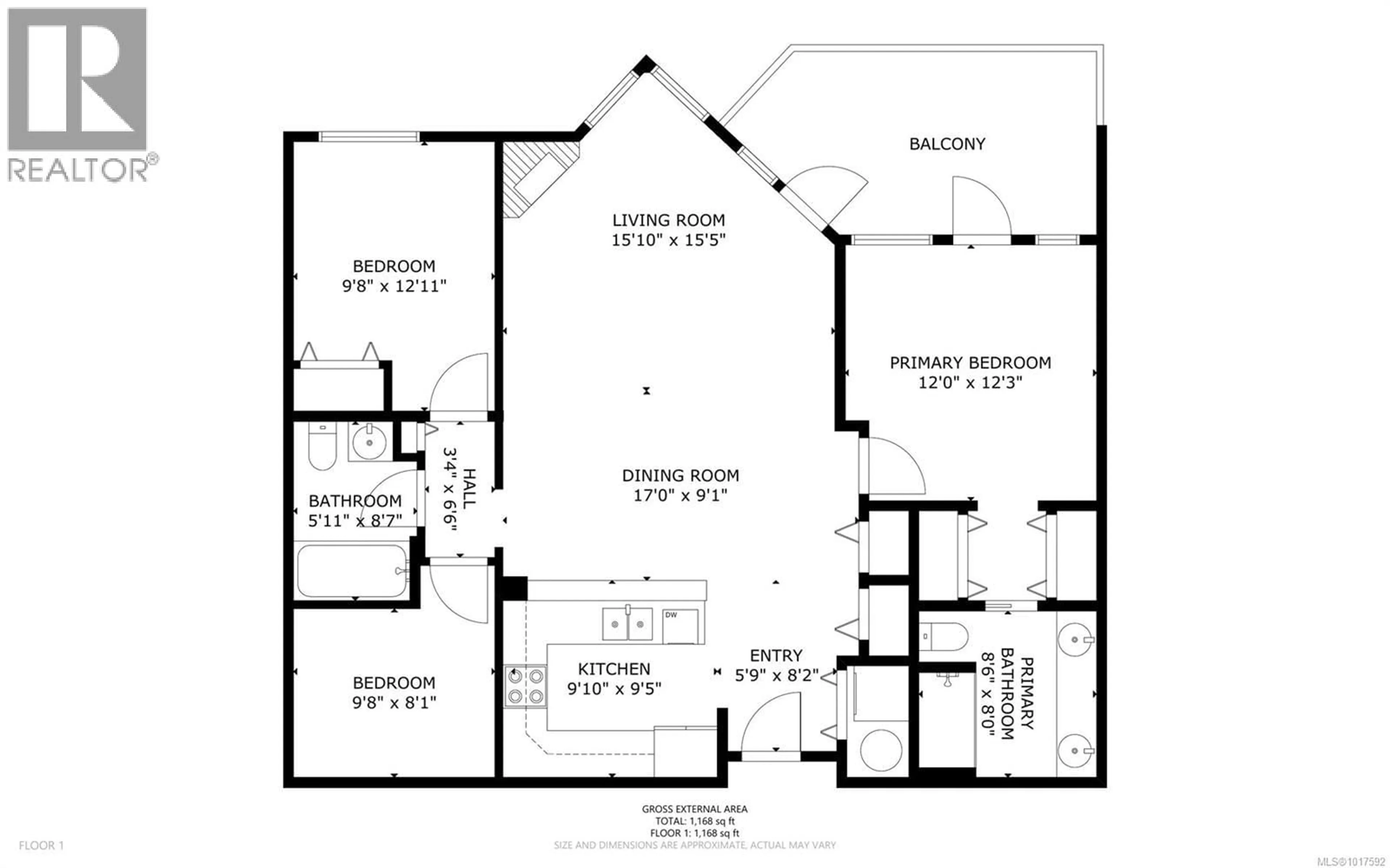 Floor plan for 304 - 2676 ISLAND HIGHWAY SOUTH, Campbell River British Columbia V9W1C7