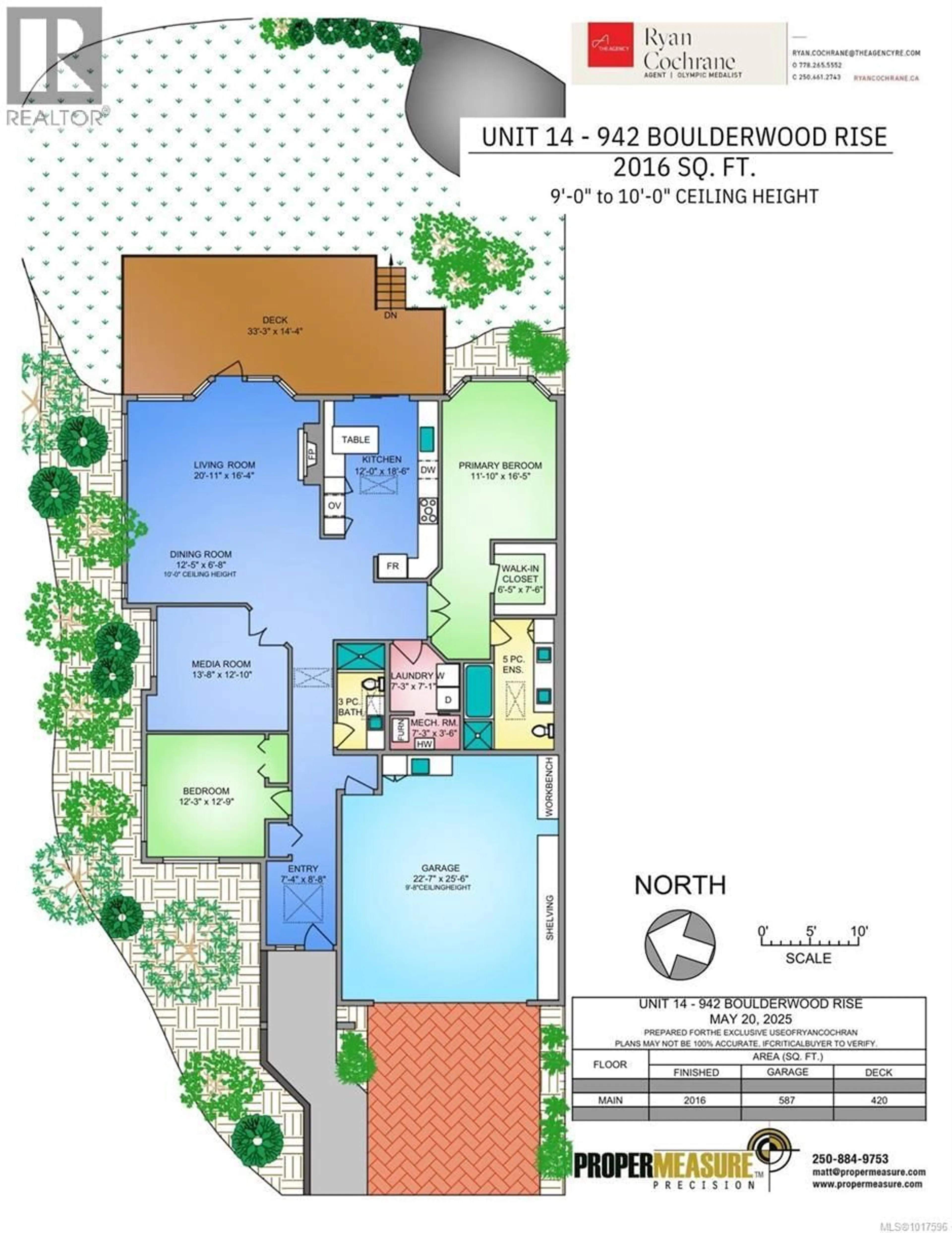 Floor plan for 14 - 942 BOULDERWOOD RISE, Saanich British Columbia V8Y3H5