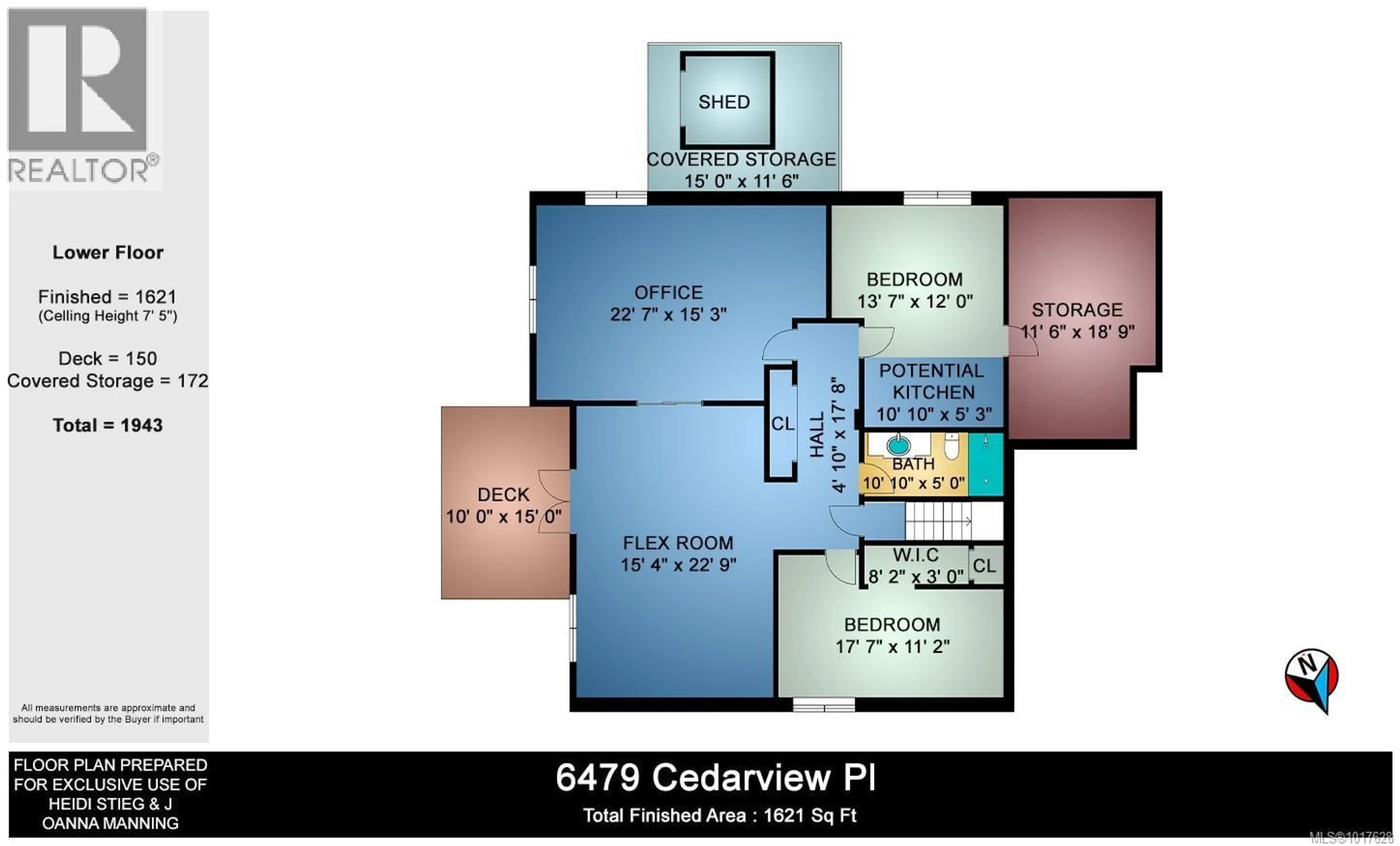 Floor plan for 6479 CEDARVIEW PLACE, Sooke British Columbia V9Z0Y5