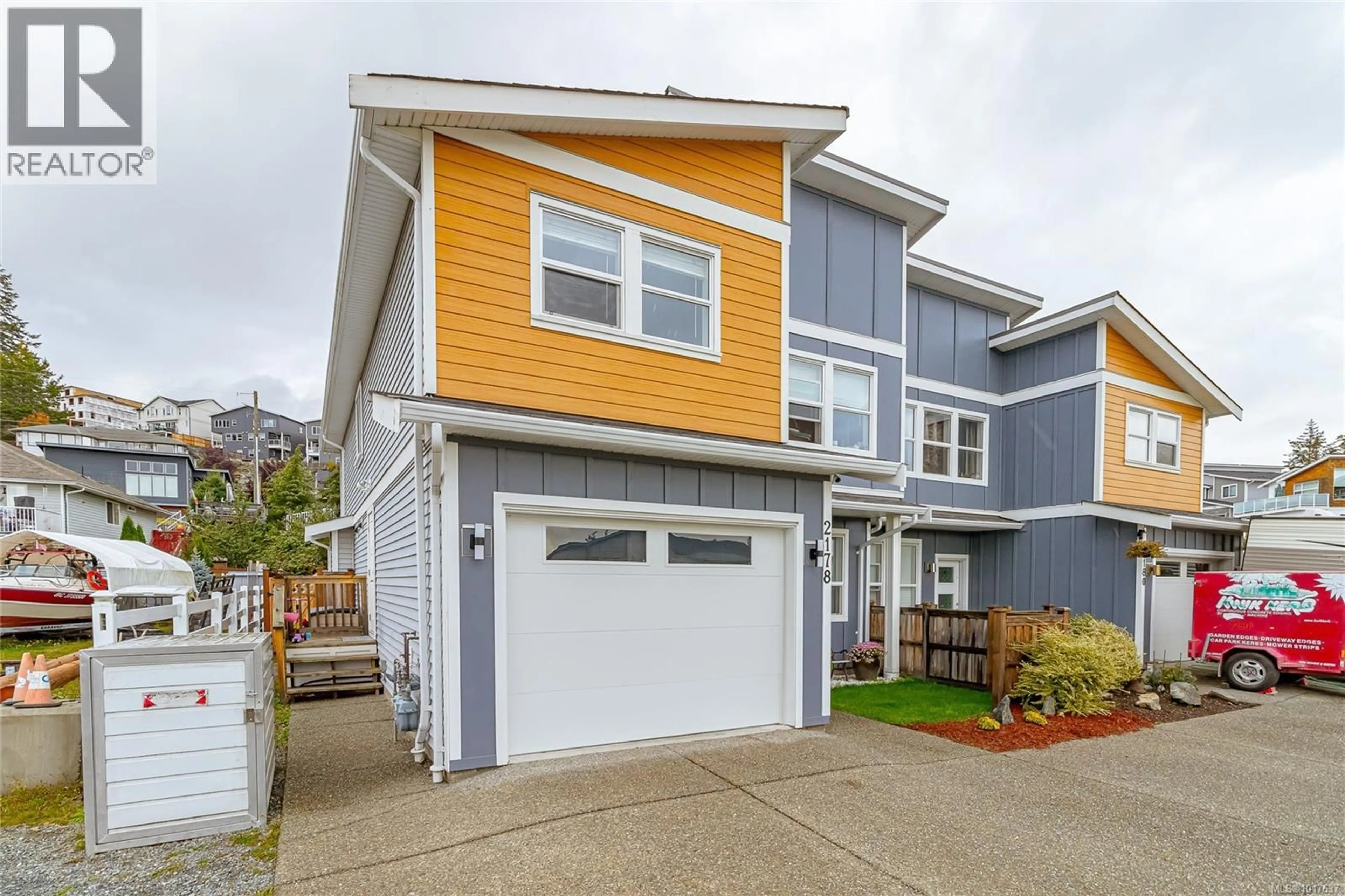 Home with vinyl exterior material, street for 2178 WINFIELD DRIVE, Sooke British Columbia V9Z0N1