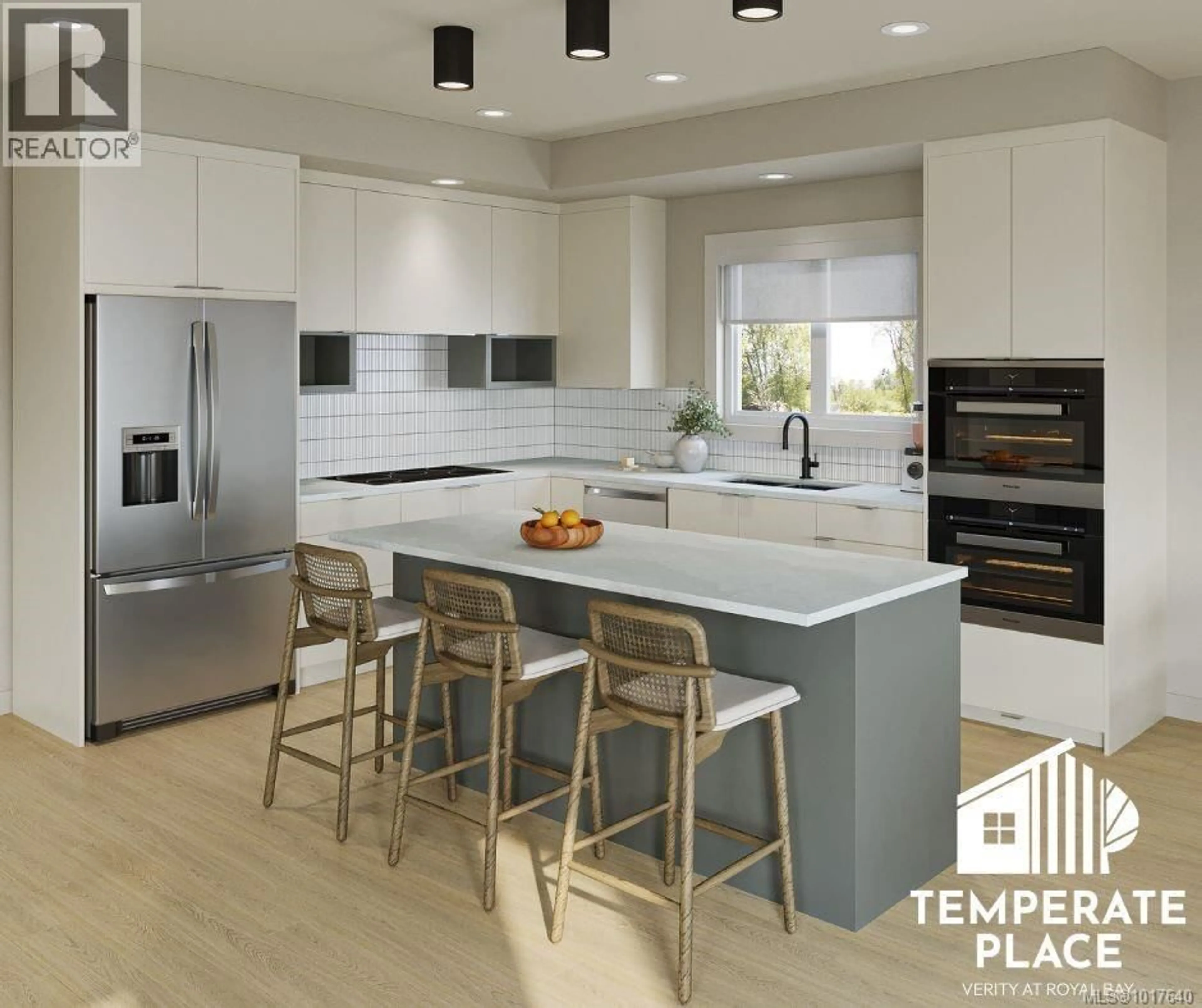 Contemporary kitchen, ceramic/tile floor for 3585 TEMPERATE PLACE, Colwood British Columbia