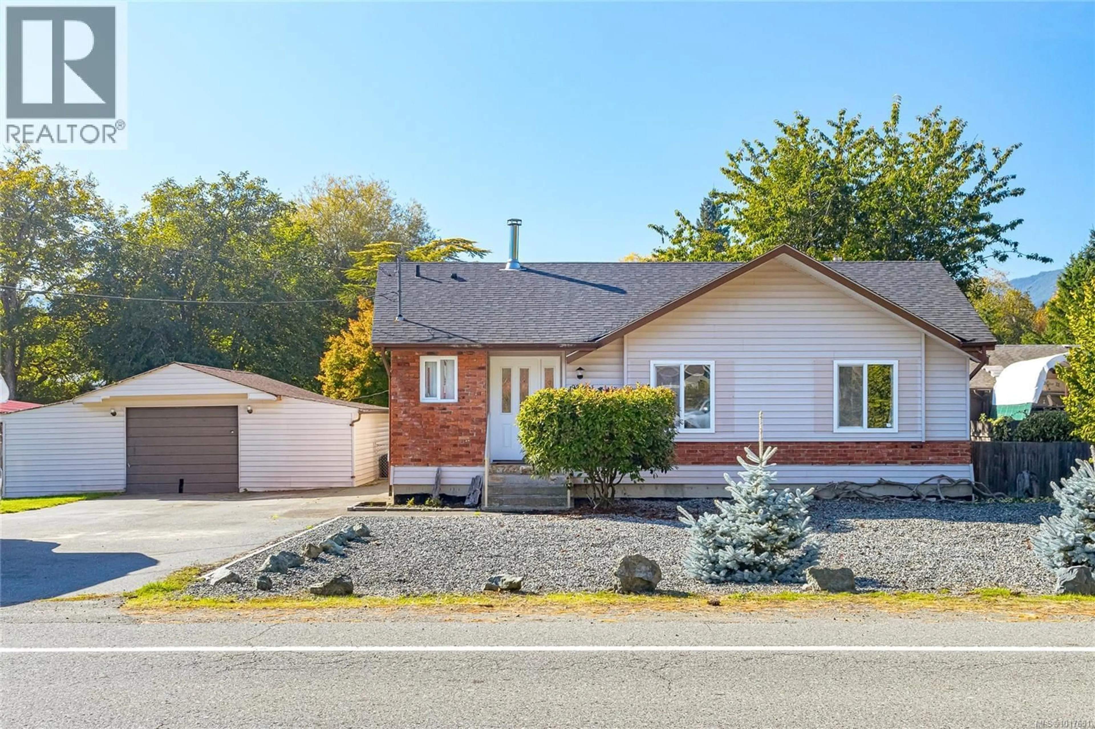 Home with brick exterior material, street for 9384 CHEMAINUS ROAD, Chemainus British Columbia V0R1K5