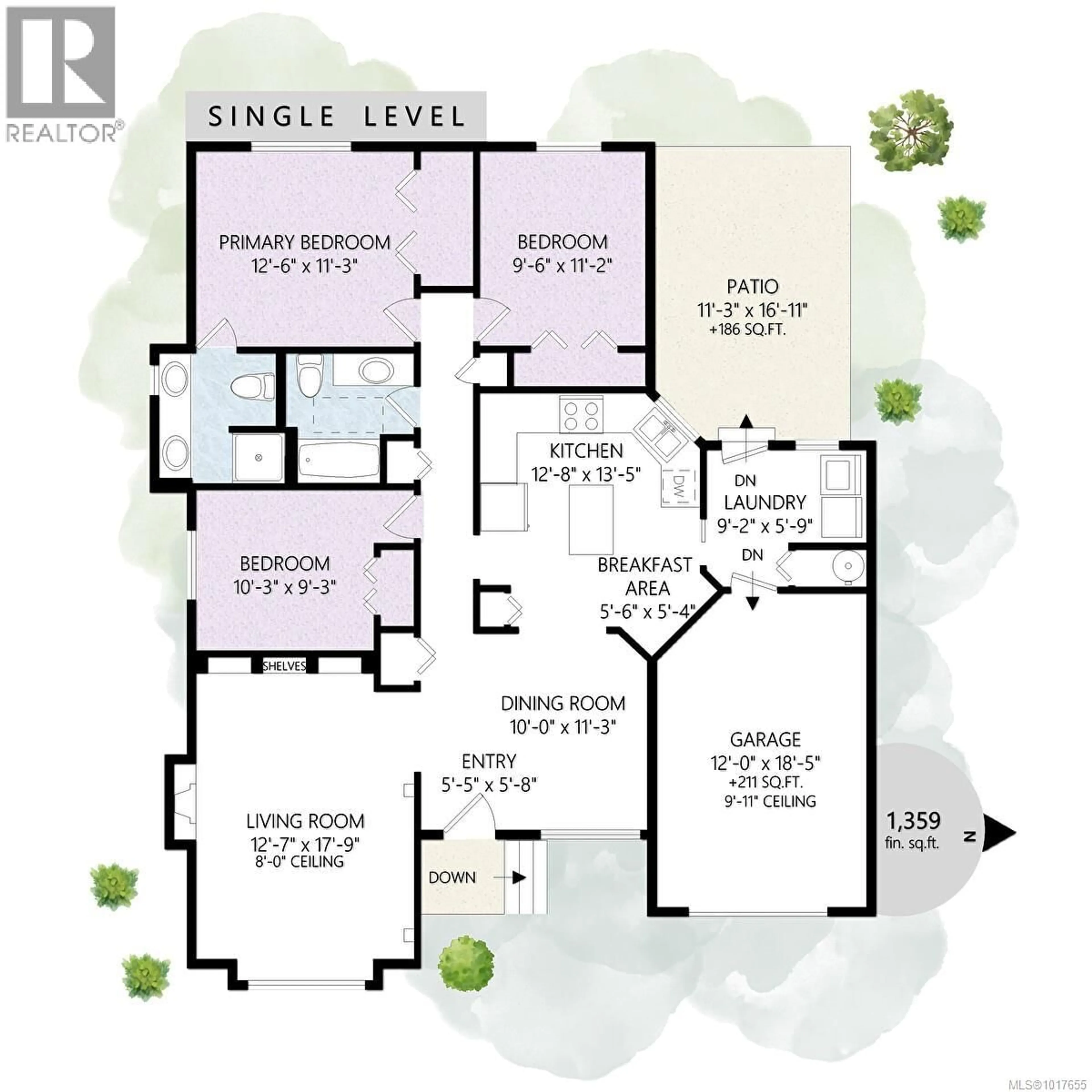 Floor plan for 3360 AUCHINACHIE ROAD, Duncan British Columbia V9L3X8