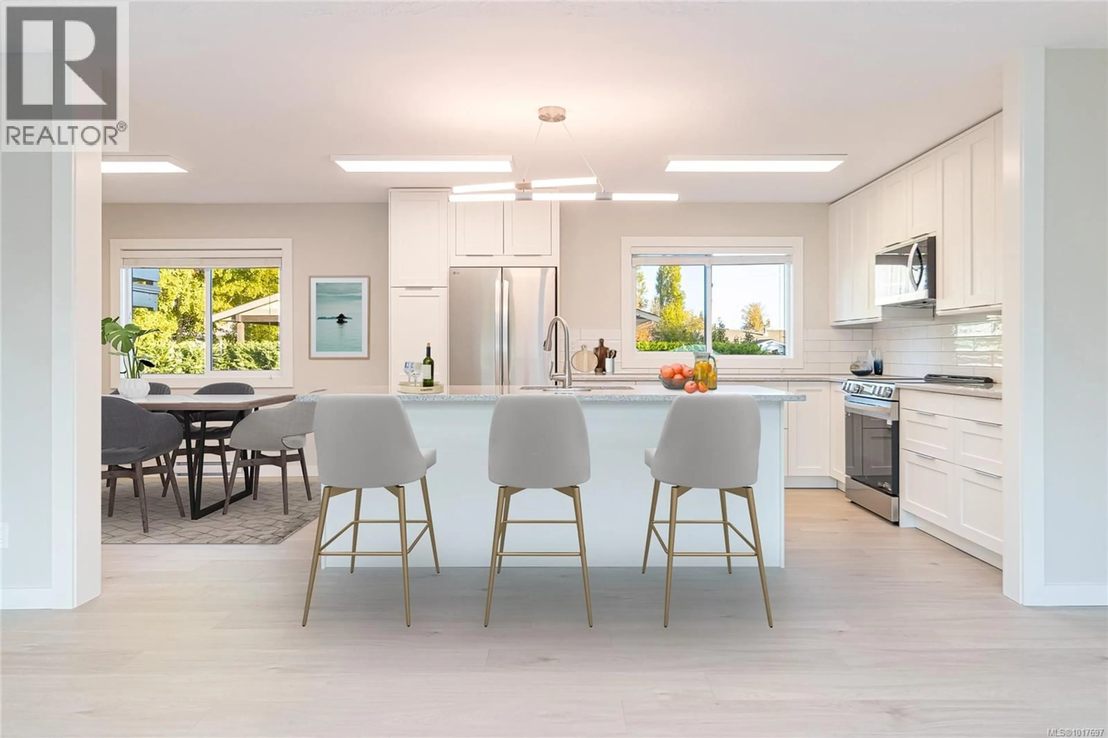 Open concept kitchen, ceramic/tile floor for 545 ROWAN AVENUE, Parksville British Columbia V9P1H3