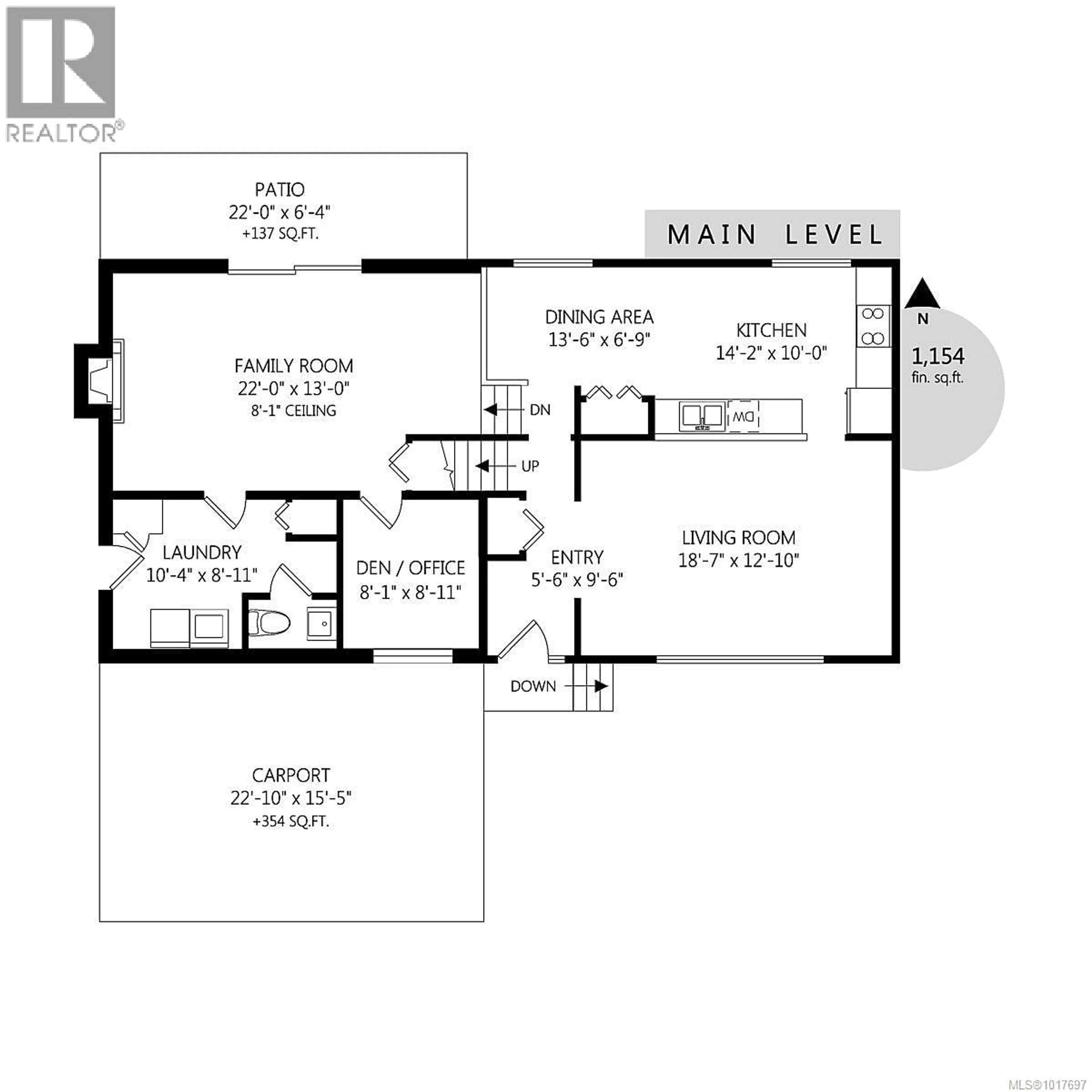 Floor plan for 545 ROWAN AVENUE, Parksville British Columbia V9P1H3