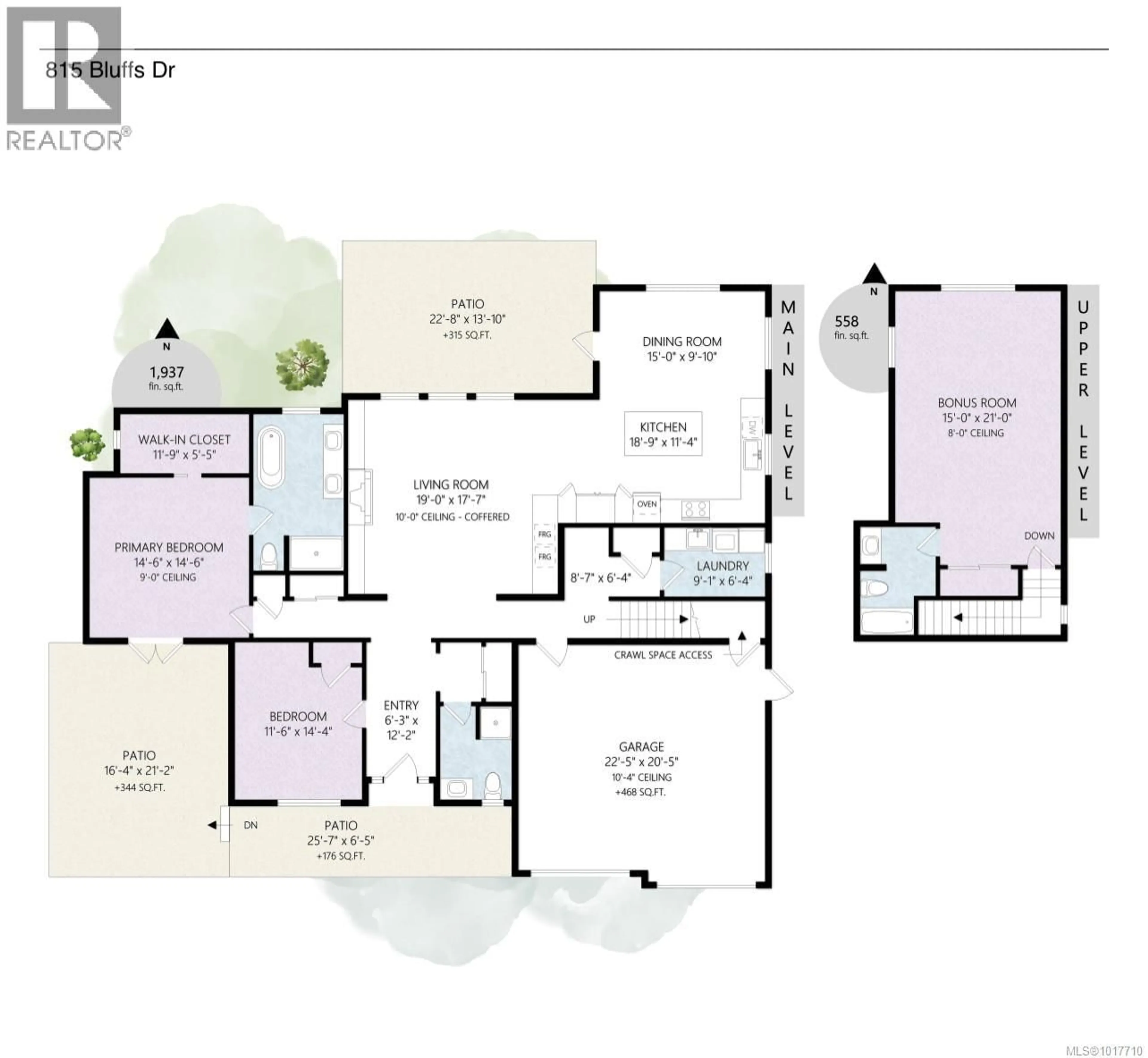 Floor plan for 815 BLUFFS DRIVE, Qualicum Beach British Columbia V9K0A2