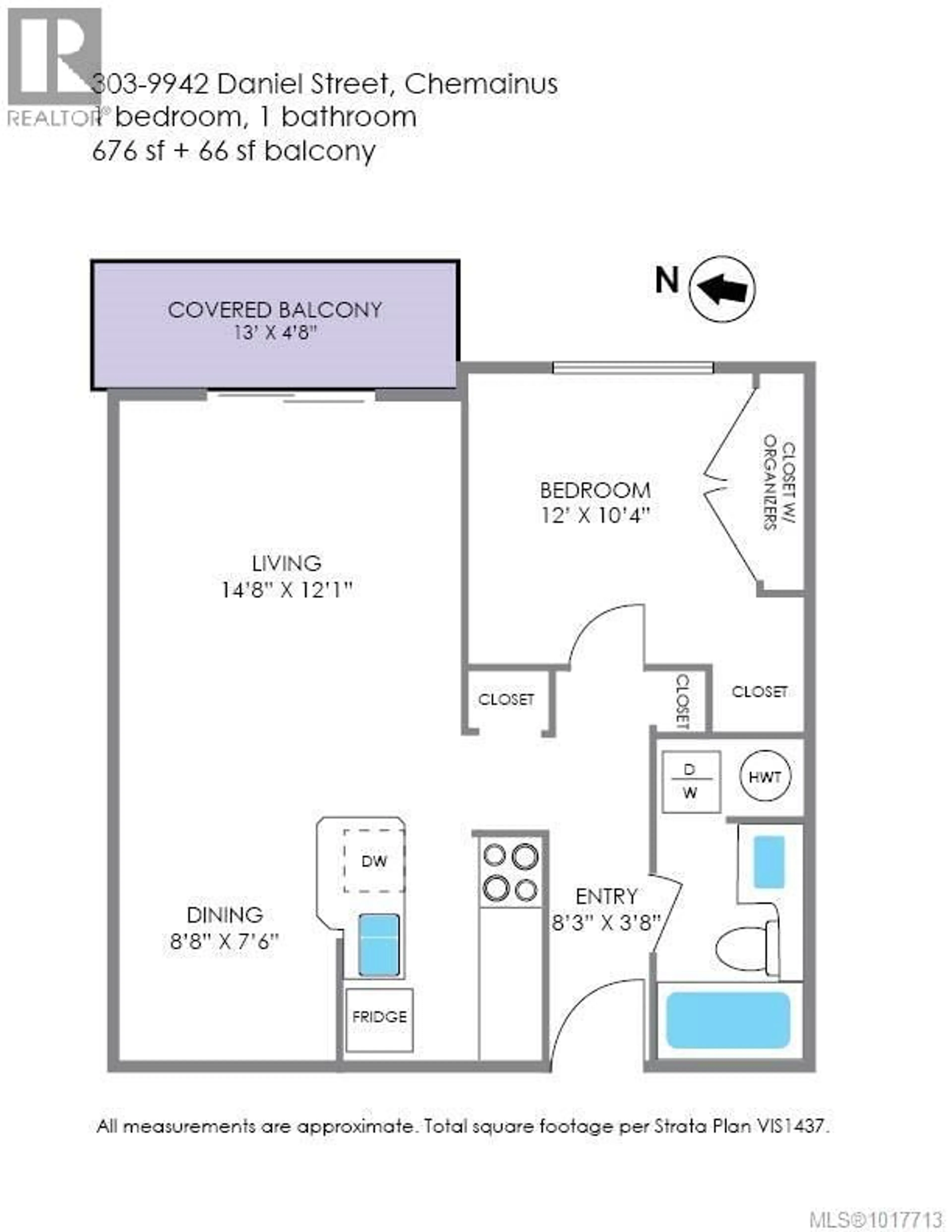 Floor plan for 303 - 9942 DANIEL STREET, Chemainus British Columbia V0R1K1
