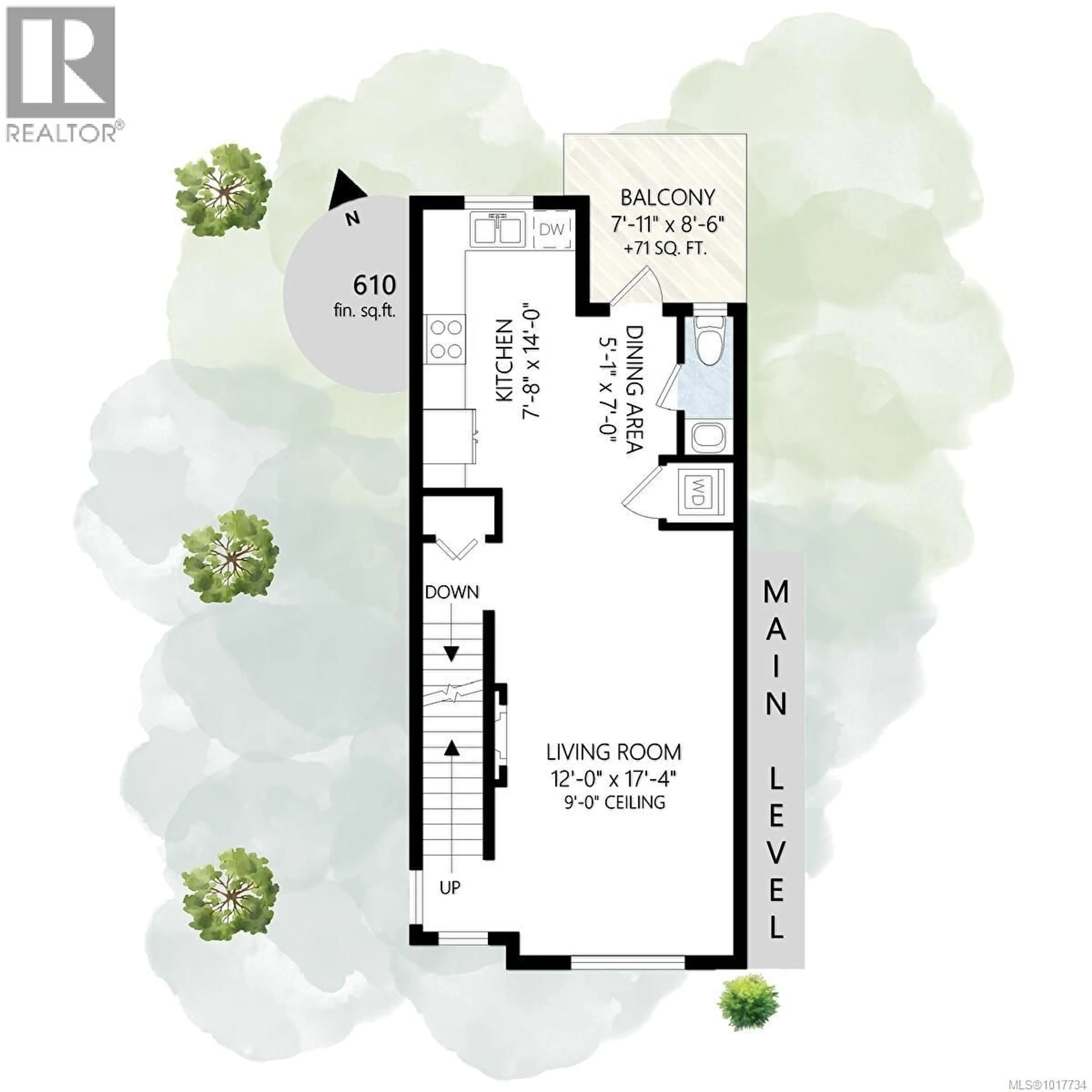 Floor plan for 1201 - 3351 LUXTON ROAD, Langford British Columbia V9C0P2