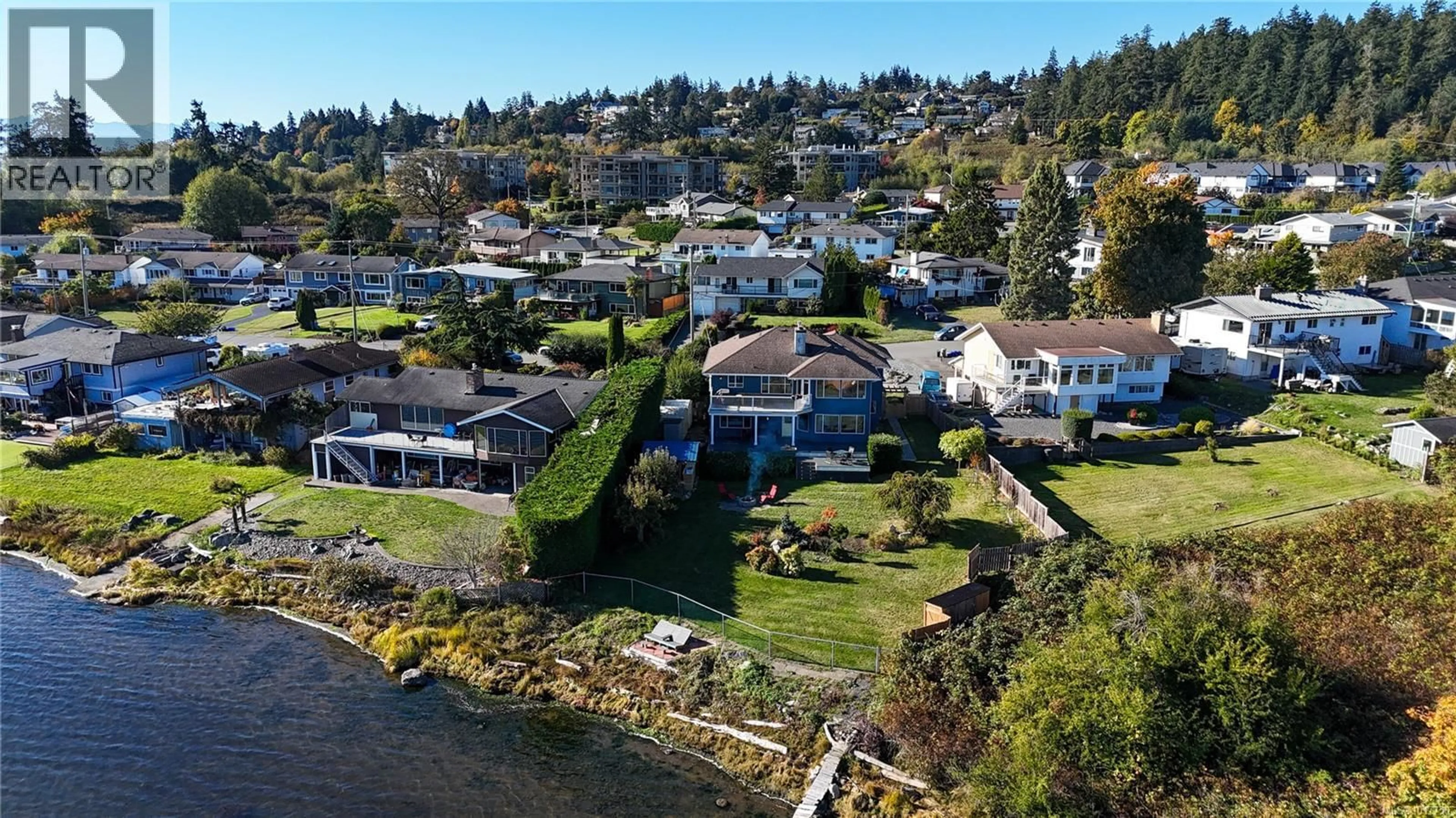 A pic from outside/outdoor area/front of a property/back of a property/a pic from drone, water/lake/river/ocean view for 230 PORTSMOUTH DRIVE, Colwood British Columbia V9C1R9