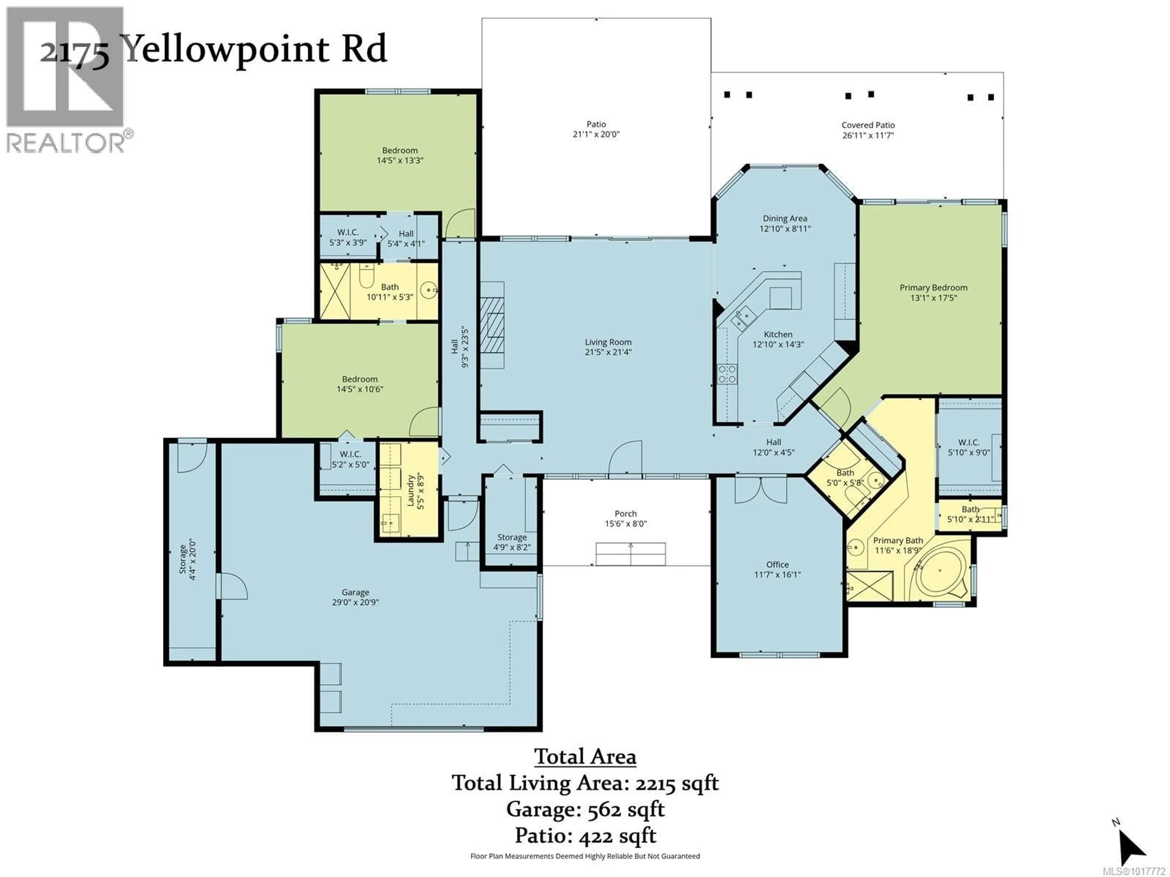 Floor plan for 2715 YELLOW POINT ROAD, Nanaimo British Columbia V9G1E1
