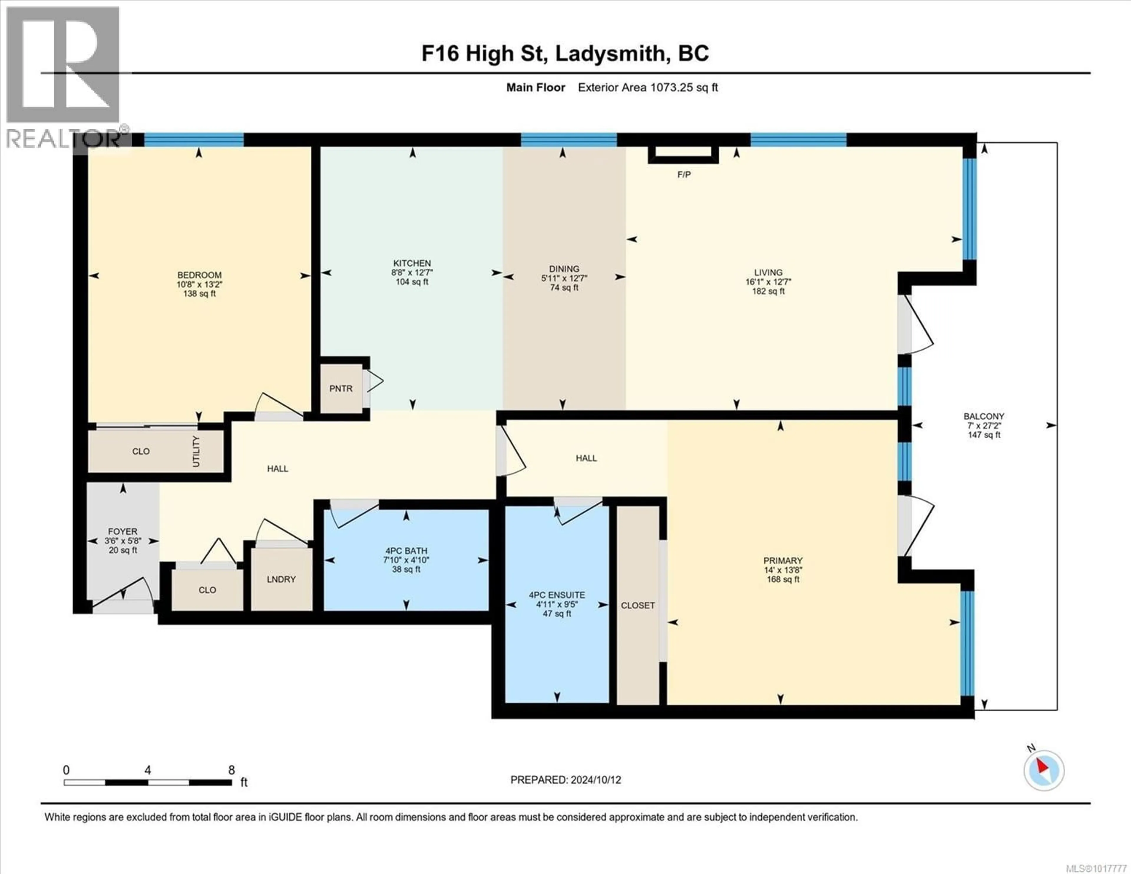 Floor plan for F - 16 HIGH STREET, Ladysmith British Columbia V9G1B4