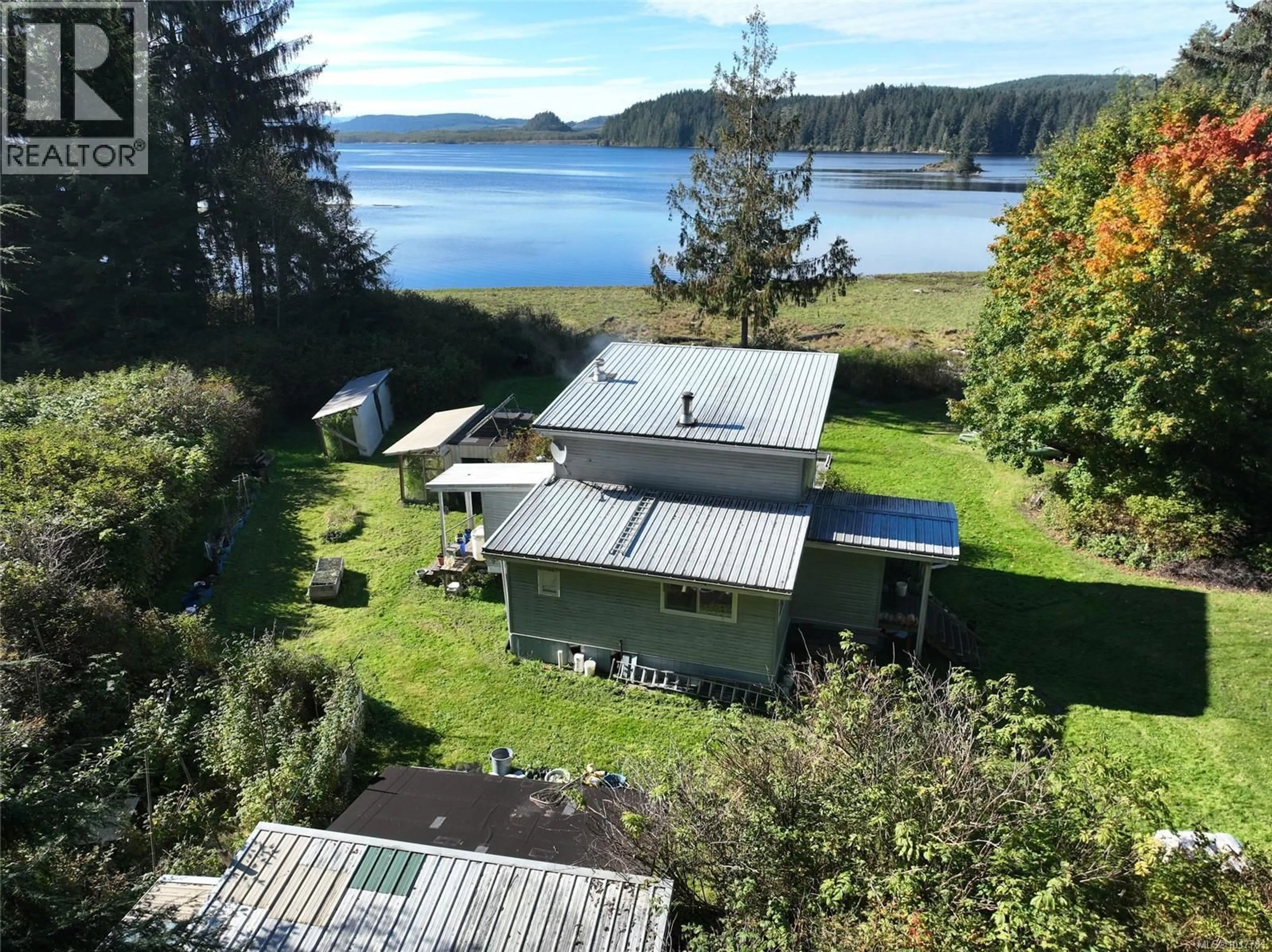 A pic from outside/outdoor area/front of a property/back of a property/a pic from drone, water/lake/river/ocean view for 0 RUPERT, Port Alice British Columbia V0N2N0