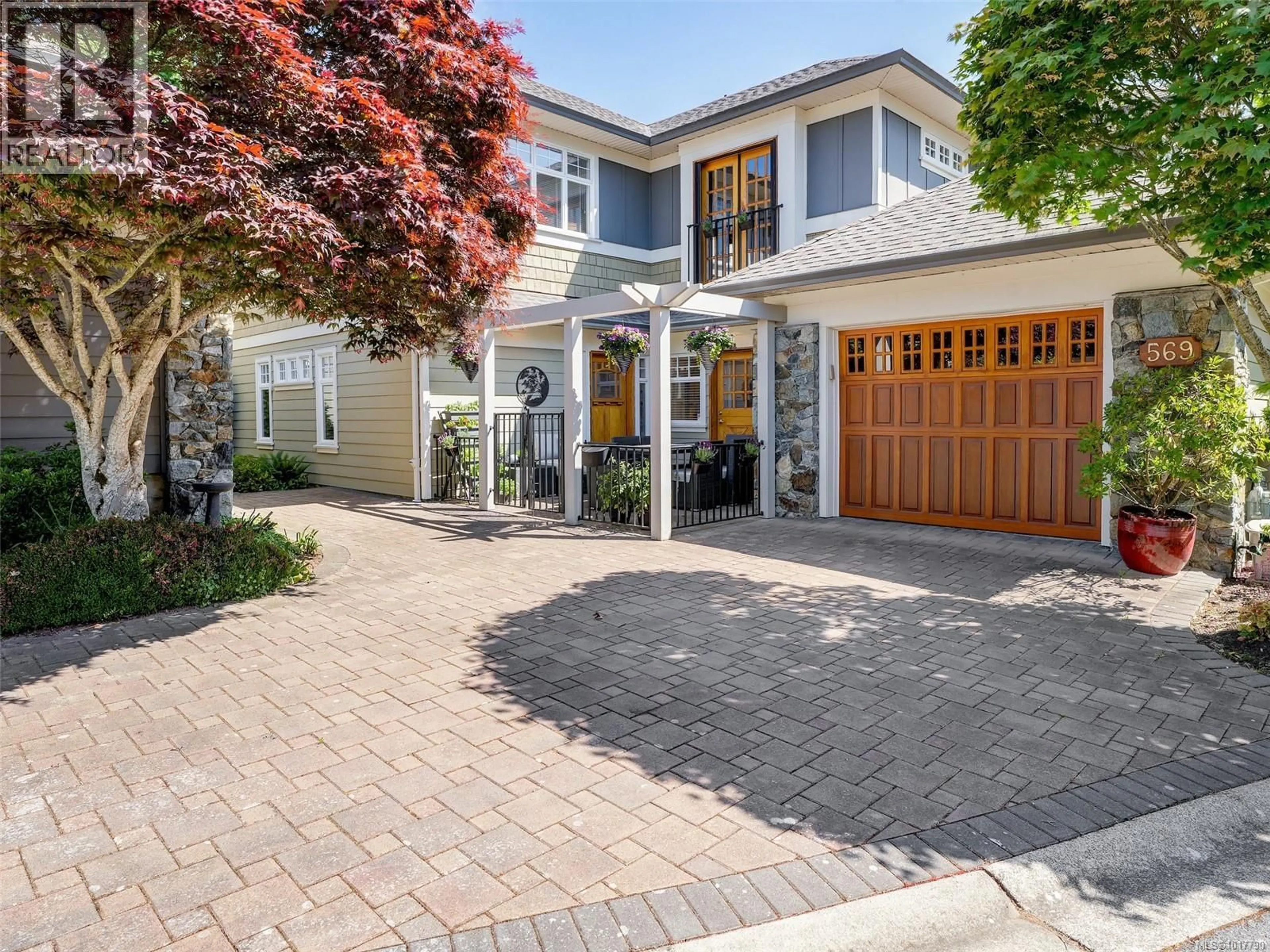 Home with brick exterior material, street for 569 CASELTON PLACE, Saanich British Columbia V8Z7Y5
